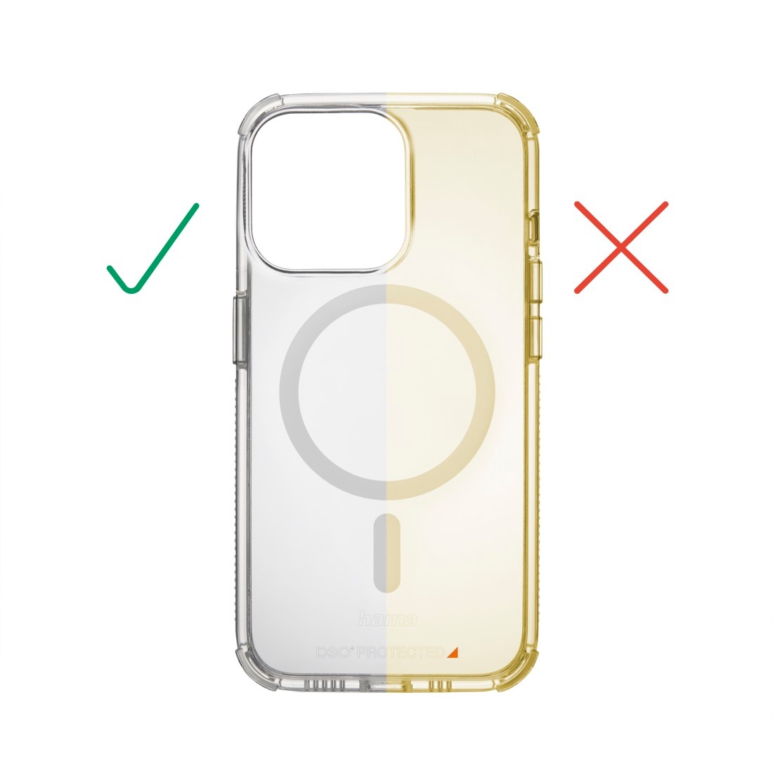 Hama Smartphone-Hülle »Handyhülle „Extreme Protect“ für iPhone 15 Pro (für MagSafe, stoßfest)«, Apple iPhone 15 Pro