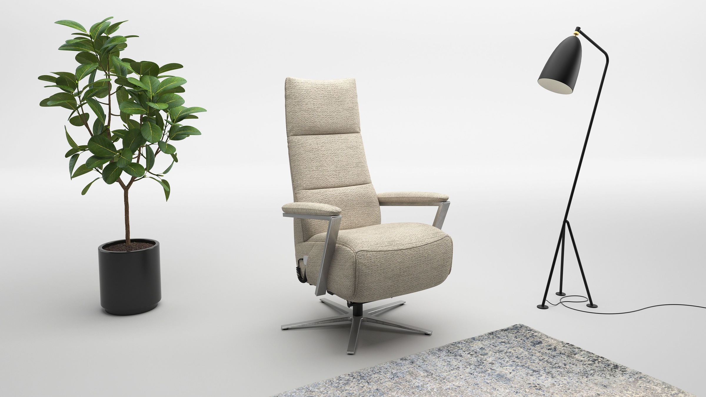 sit&more TV-Sessel »Vario Comfort, inkl. Kopfteilverstellung & 360 Grad Dre günstig online kaufen