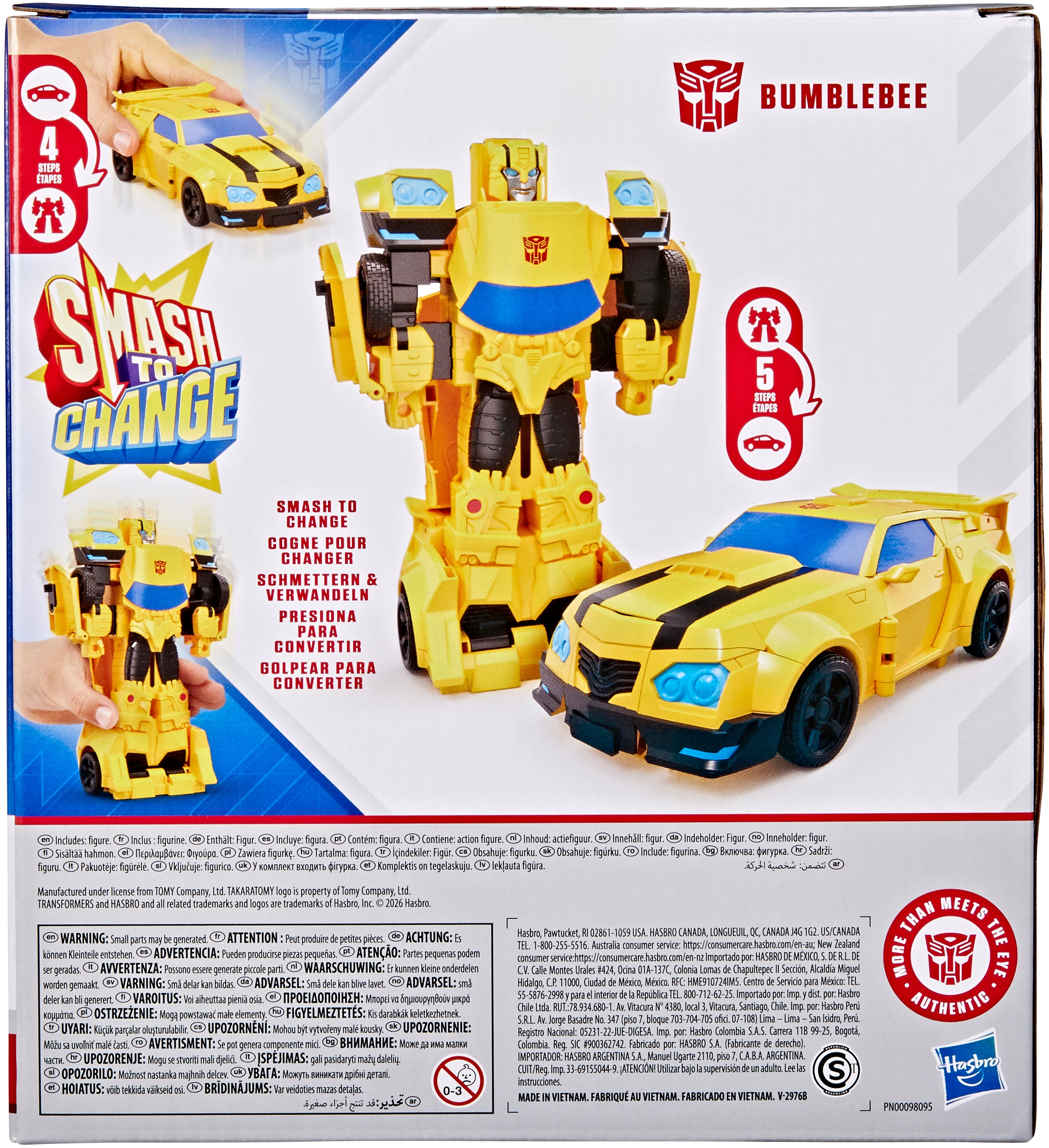 Hasbro Actionfigur »Transformers Smash Changers Bumblebee«