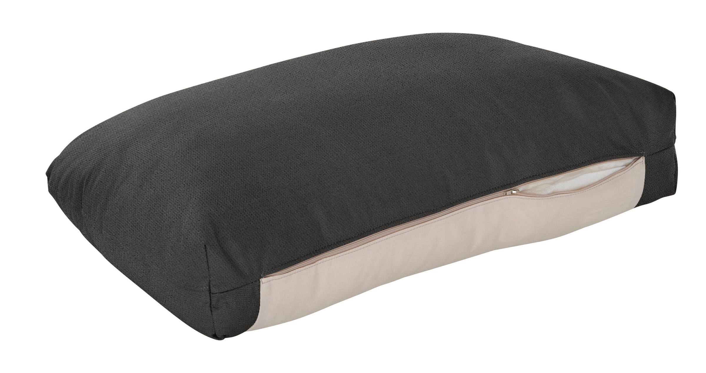 W.SCHILLIG Big-Sofa »softy«, mit dekorativer Heftung im Sitz, Füße schwarz pulverbeschichtet