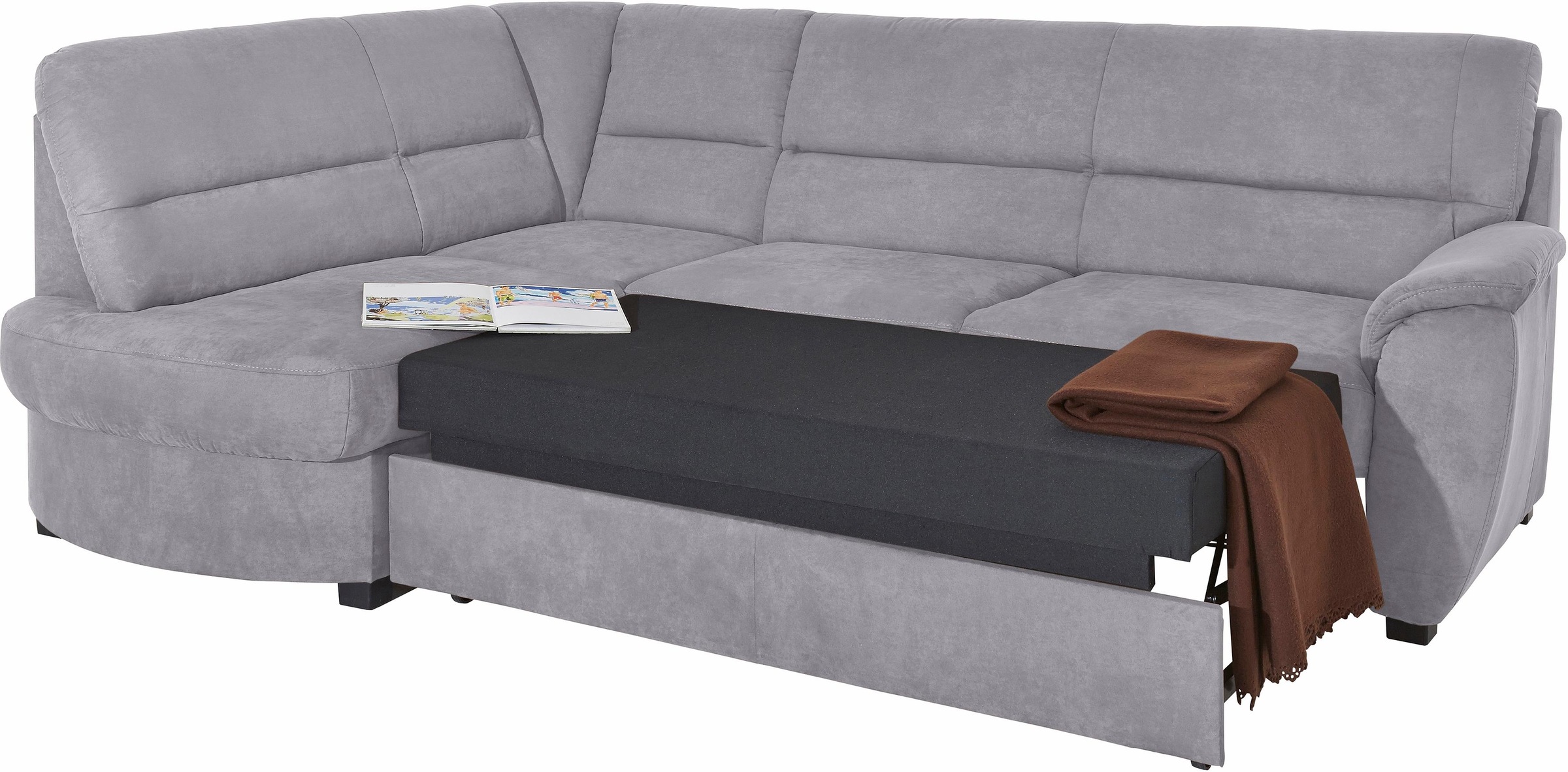 sit&more Ecksofa »Pandora L-Form«, wahlweise mit Bettfunktion und Bettkaste günstig online kaufen