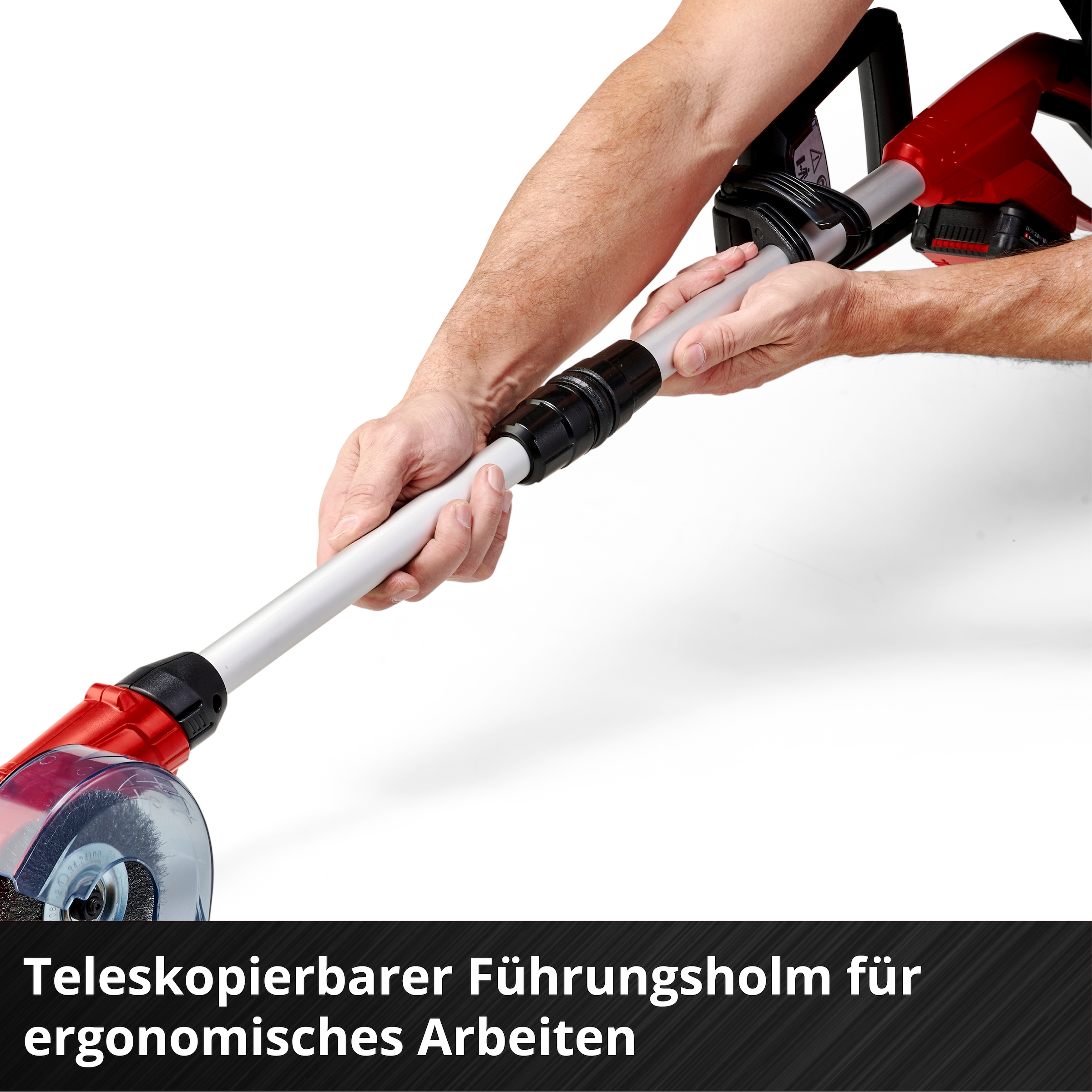 Einhell Akku-Fugenbürste »GC-CC 18 Li Kit«, inkl. Akku 18V/2,0 Ah, Ladegerät, Stahl- und Nylonbürste