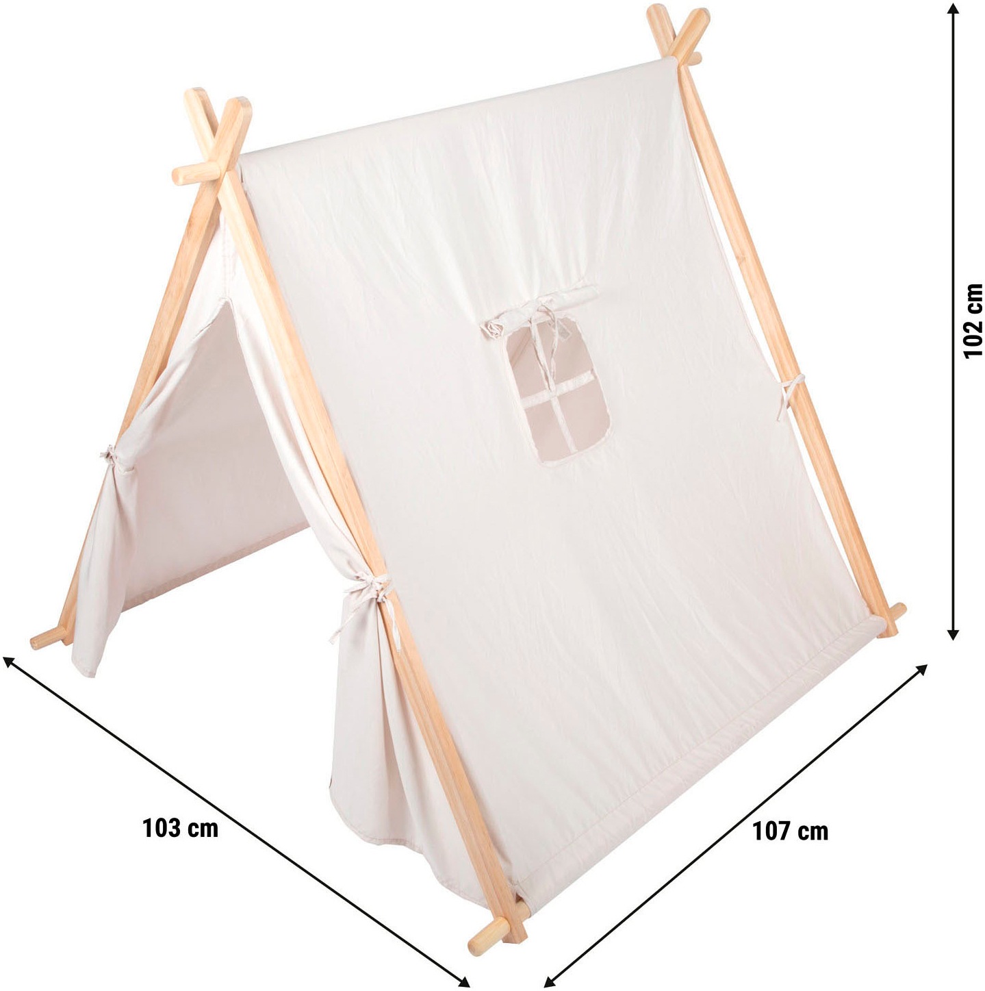 Small Foot Spielzelt »naturweiß«