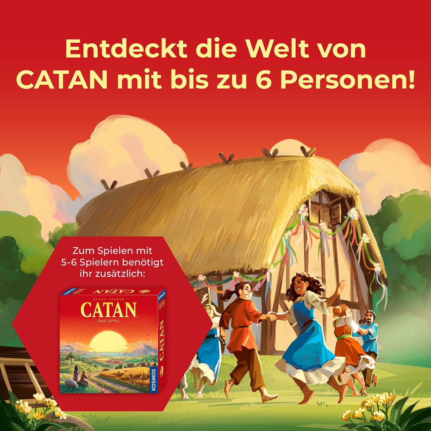 Kosmos Spiel »CATAN Das Spiel 5/6« Made in Germany