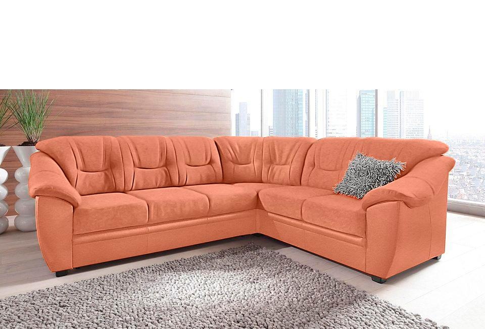 sit&more Ecksofa »Savona L-Form«, wahlweise mit Bettfunktion, inklusive Fed günstig online kaufen