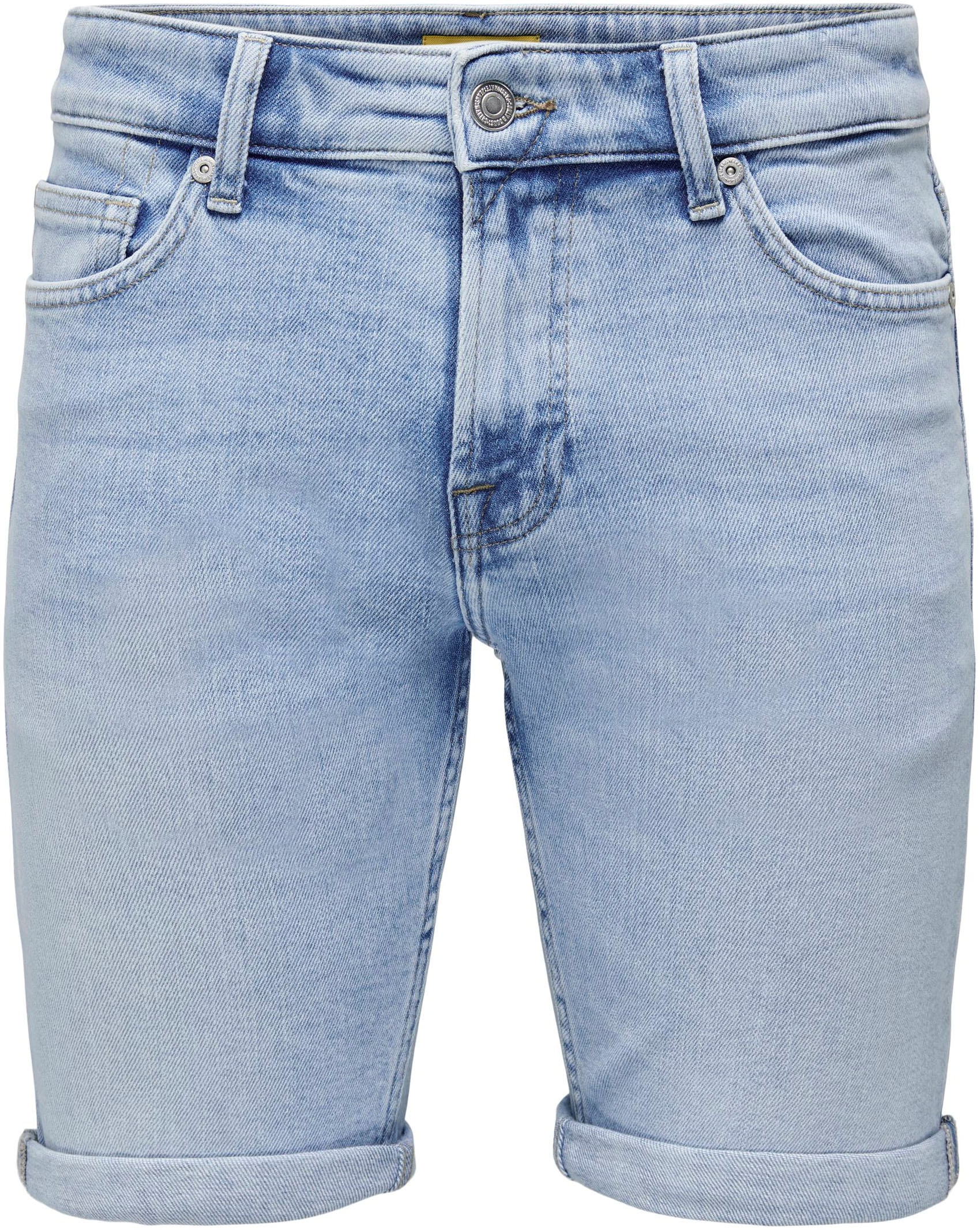 5. Bild von ONLY & SONS Jeansshorts »ONSPLY LIGHT BLUE 5189 SHORTS DNM NOOS«