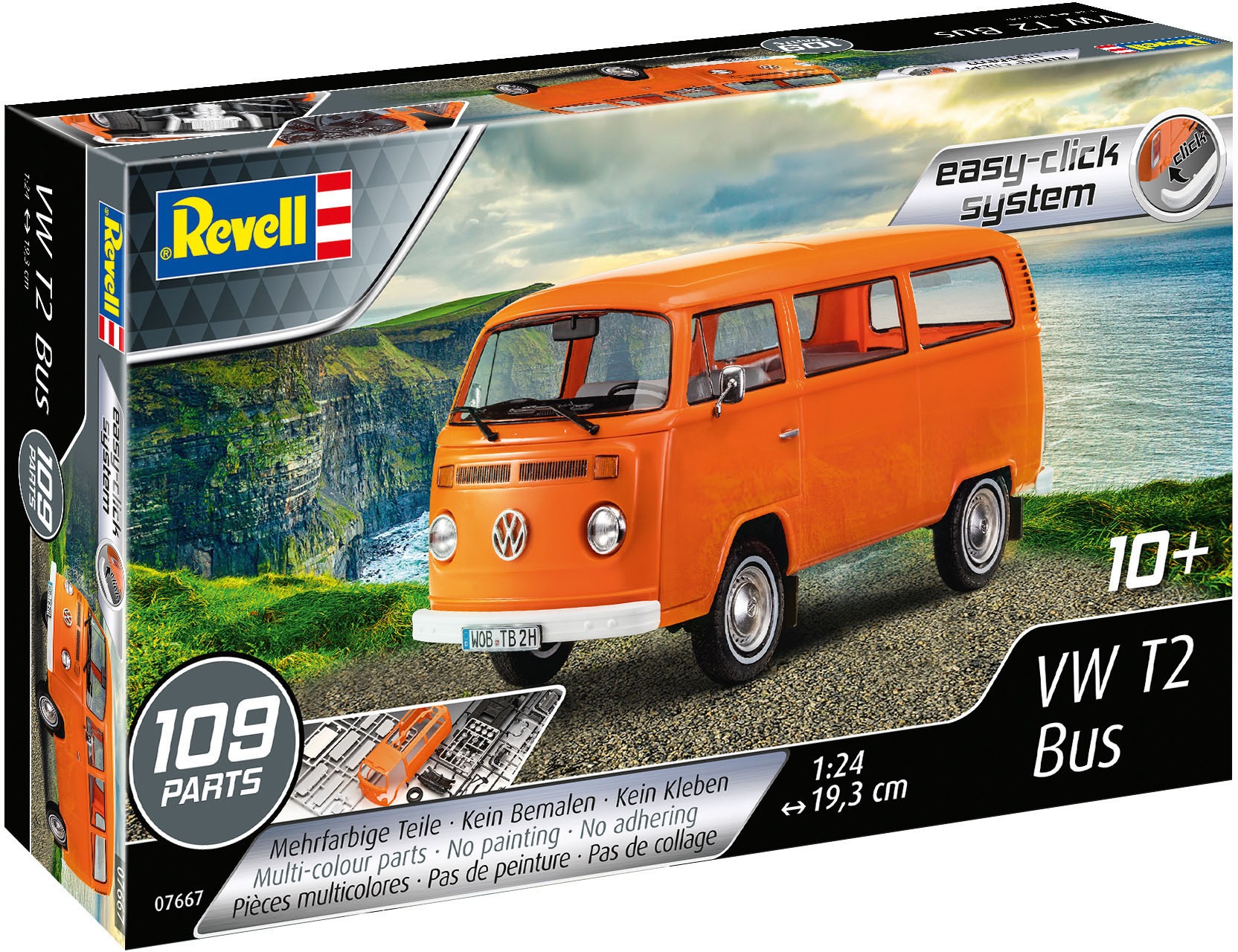 Revell® Modellbausatz »VW T2 Bus«, 1:24, Made in Europe