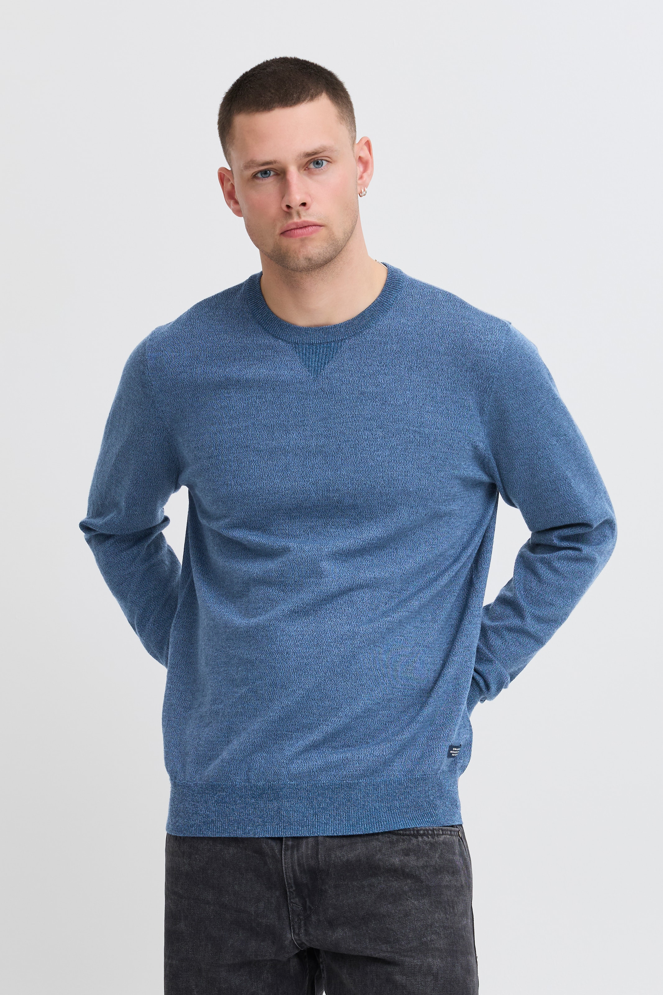 Rundhalspullover Pullover, Gr. XL, Copen Blue