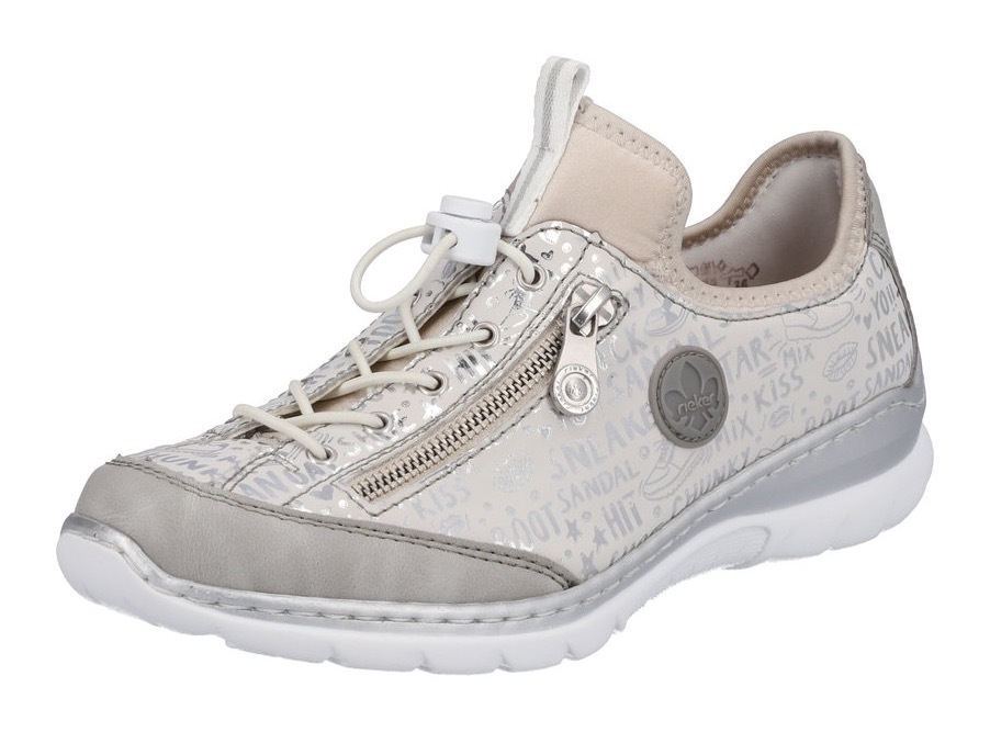 Rieker Slip-On Sneaker, mit metallicfarbenem Druck, Schnellverschluss kaufen