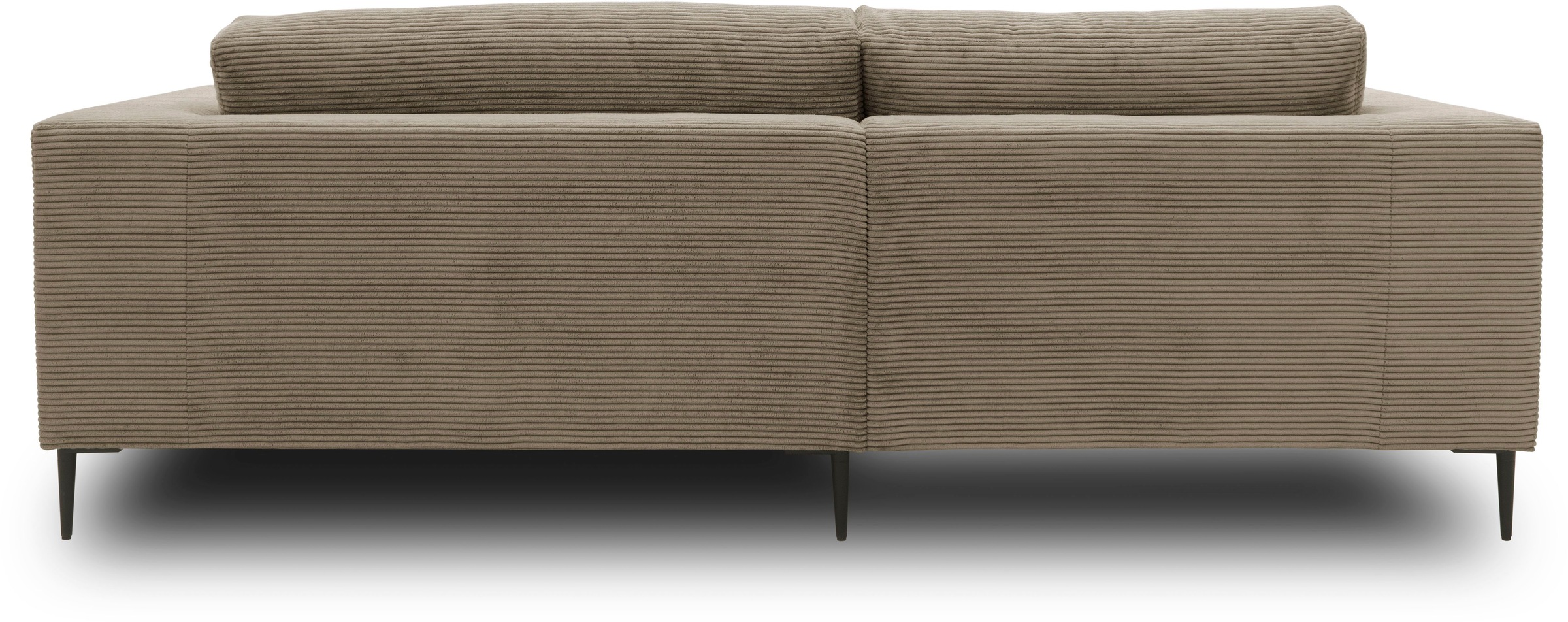 DOMO collection Ecksofa »Modica kompakt und elegant, Breite 244, L-Form«, moderne Optik mit extrabreiter Recamiere, auch in Cord