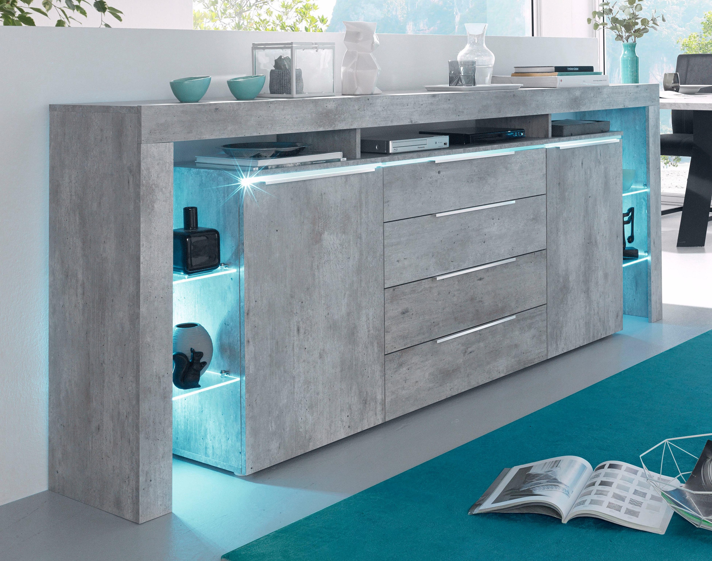 borchardt Möbel Sideboard »Lima«, (192 oder 220 cm)