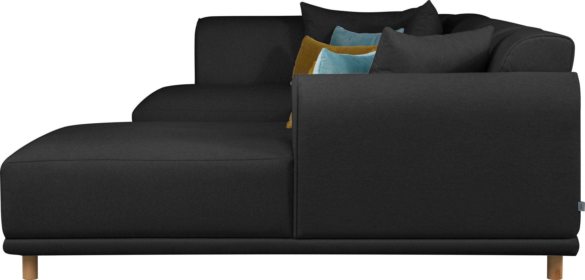 andas Wohnlandschaft »Maroon U-Form«, in skandinavischem Design, mit losen Kissen