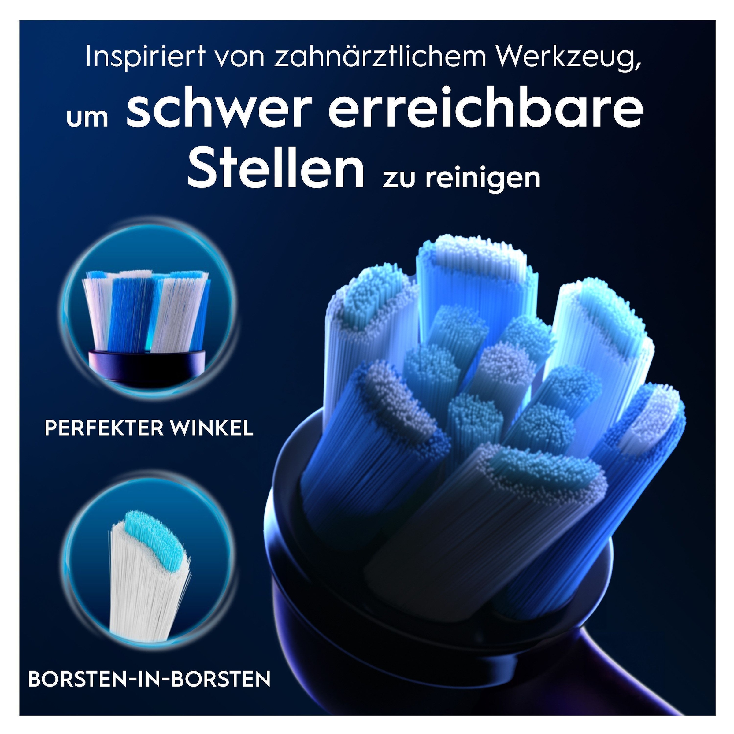 Oral-B Aufsteckbürsten »iO Ultimative Reinigung« Original Aufsteckbürsten für elektrische Oral-B iO Zahnbürsten