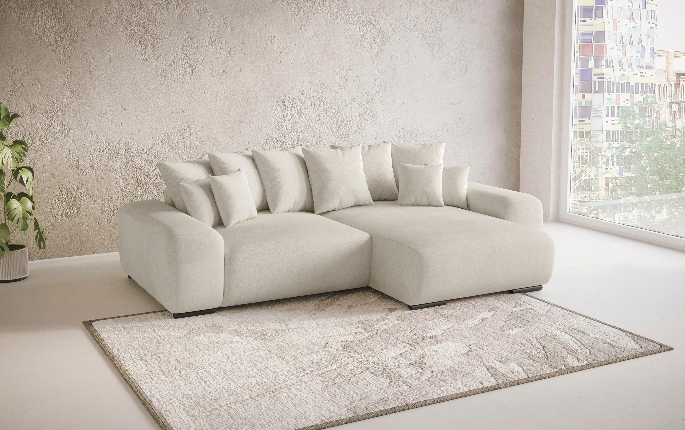 Mr. Couch Polsterecke »Sundance, L-Form«, Dauerschläfer mit Bett, Bettkaste günstig online kaufen