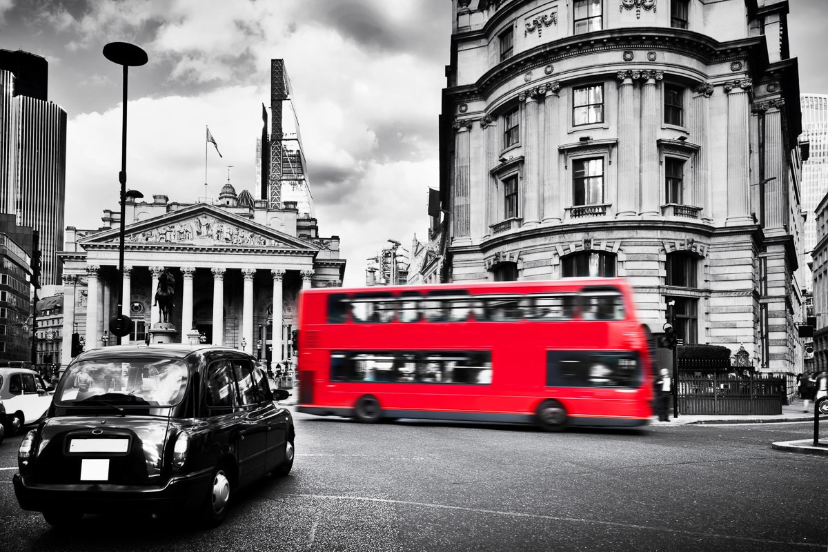 Papermoon Fototapete »London Doubledecker« günstig online kaufen