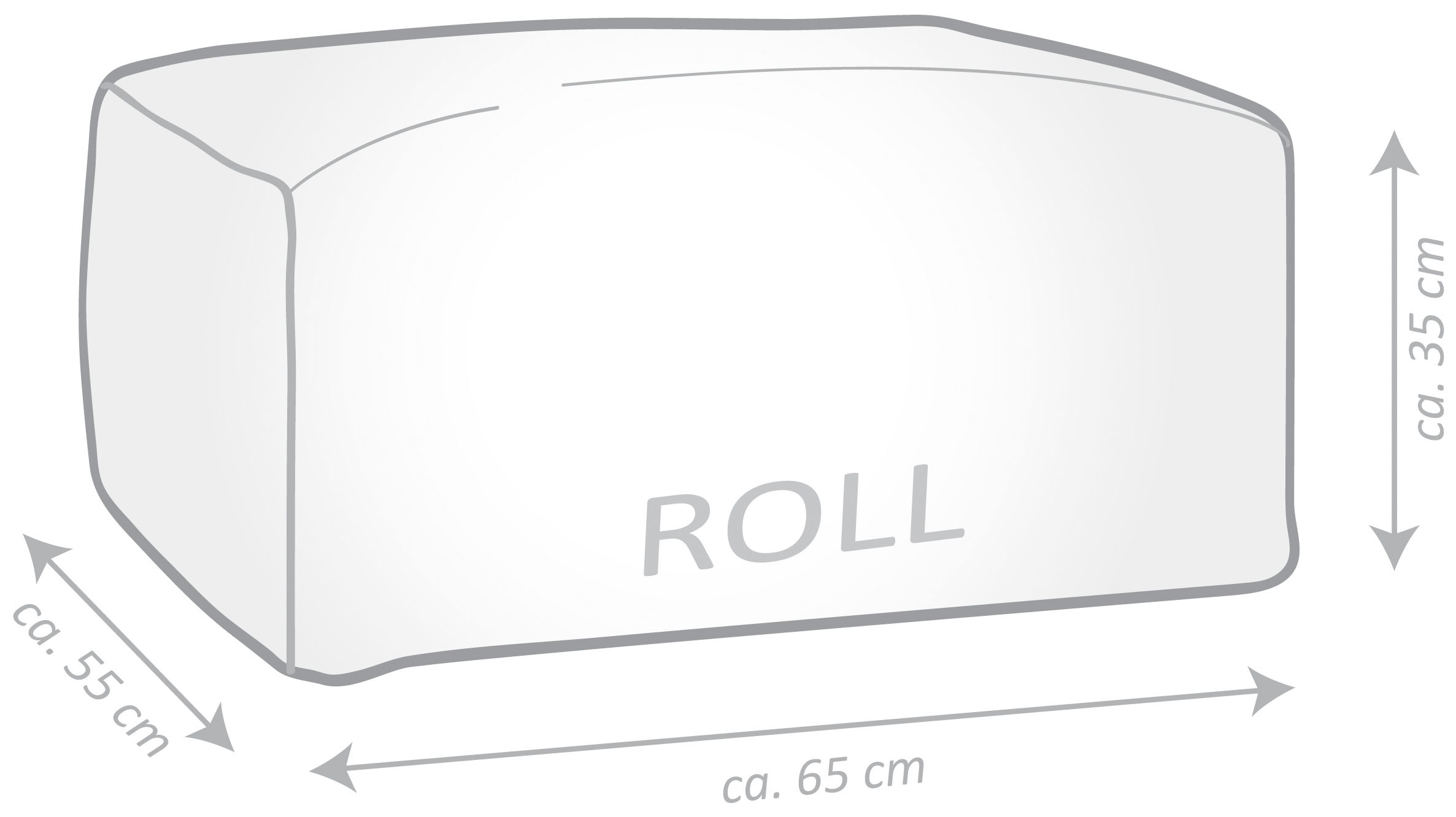Magma Heimtex Sitzsack »Roll MARLA«, (1 St.)