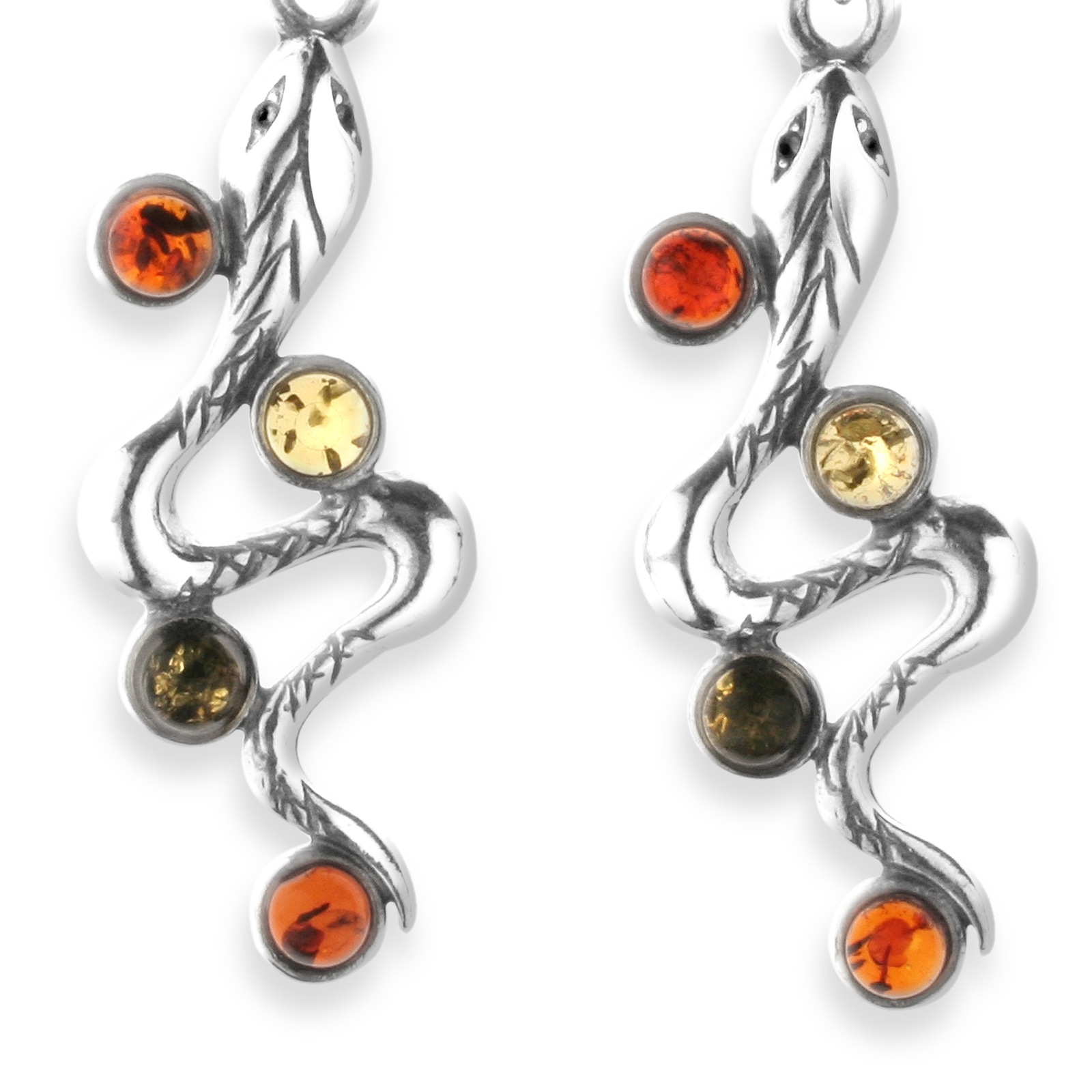 OSTSEE-SCHMUCK Paar Ohrhänger »Ostsee-Schmuck Ohrhänger Schlange Ohrhänger Schlange«, (2 tlg.)