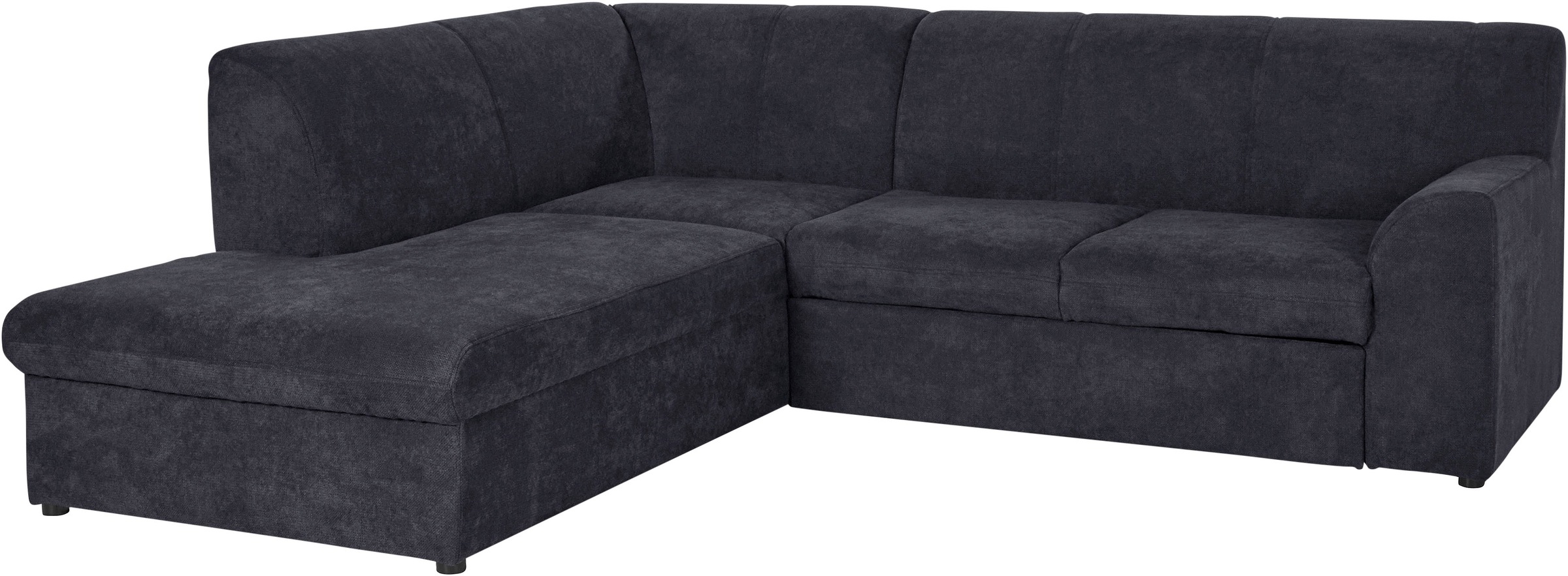 DOMO collection Ecksofa »Topper zeitlos elegant, kompakte Stellmaße, OTTOs Choice, L-Form«, mit Ottomane, wahlweise mit Schlaffunktion