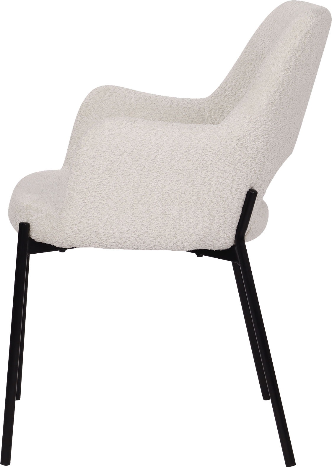 SIT Armlehnstuhl, (Set), 2 St., Bouclé, mit Rücken Cut-Out