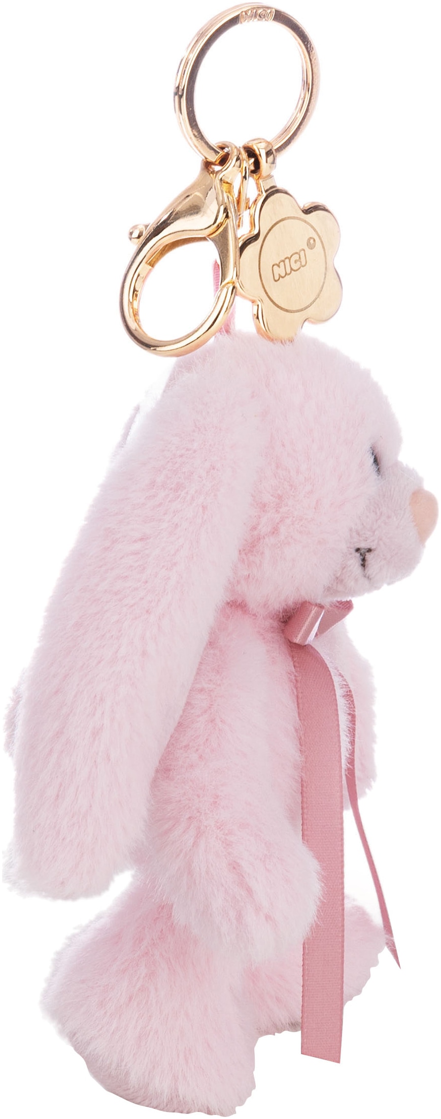 Nici Plüschanhänger »Classic Bear, Hase Lopino, pink, 13 cm« mit Charm