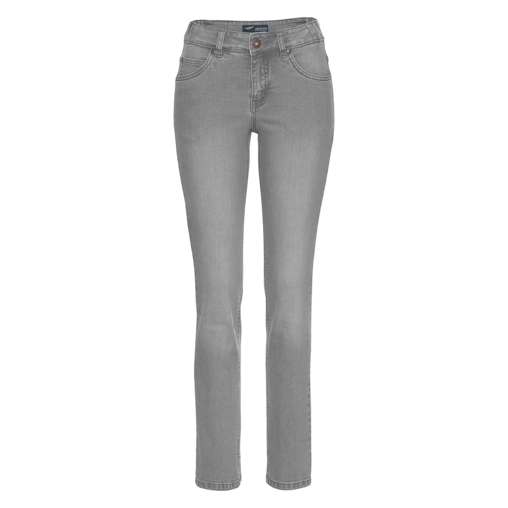 Arizona Slim-fit-Jeans »Bund mit seitlichem Gummizugeinsatz«, High Waist