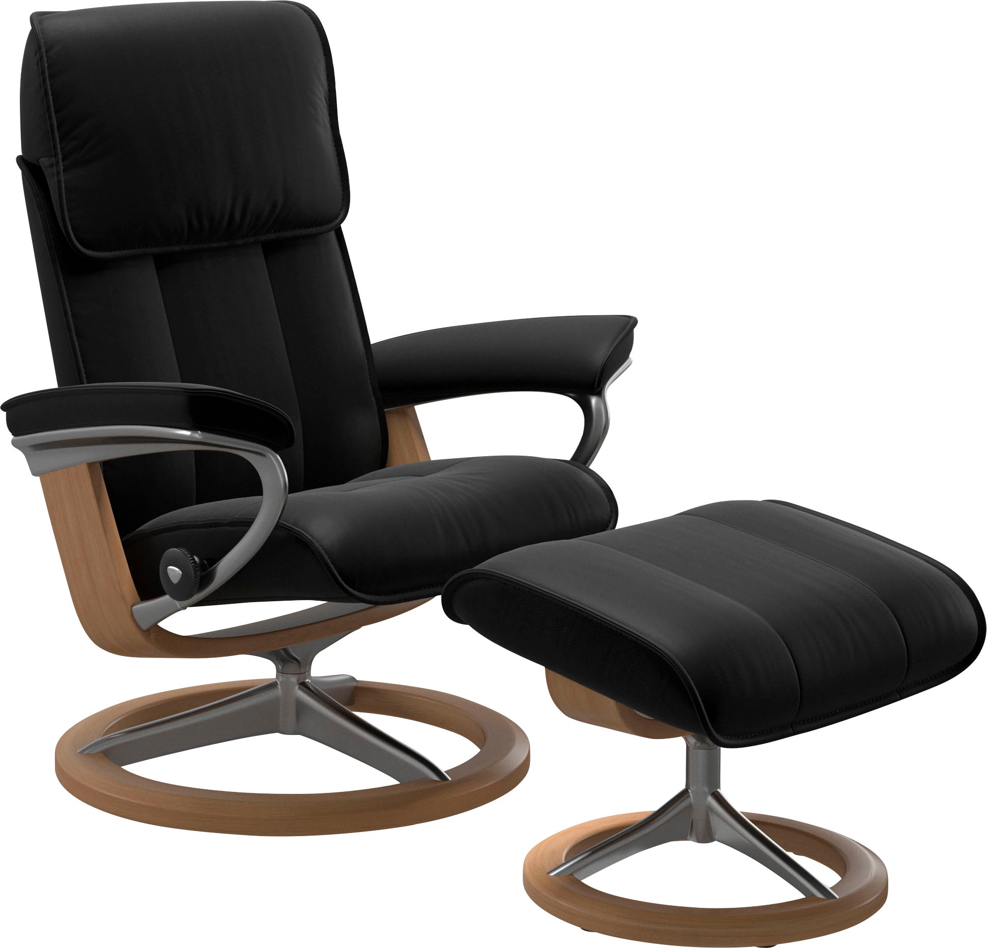 Stressless® Relaxsessel »Admiral«, mit Signature Base, Größe M & L, Gestell Eiche