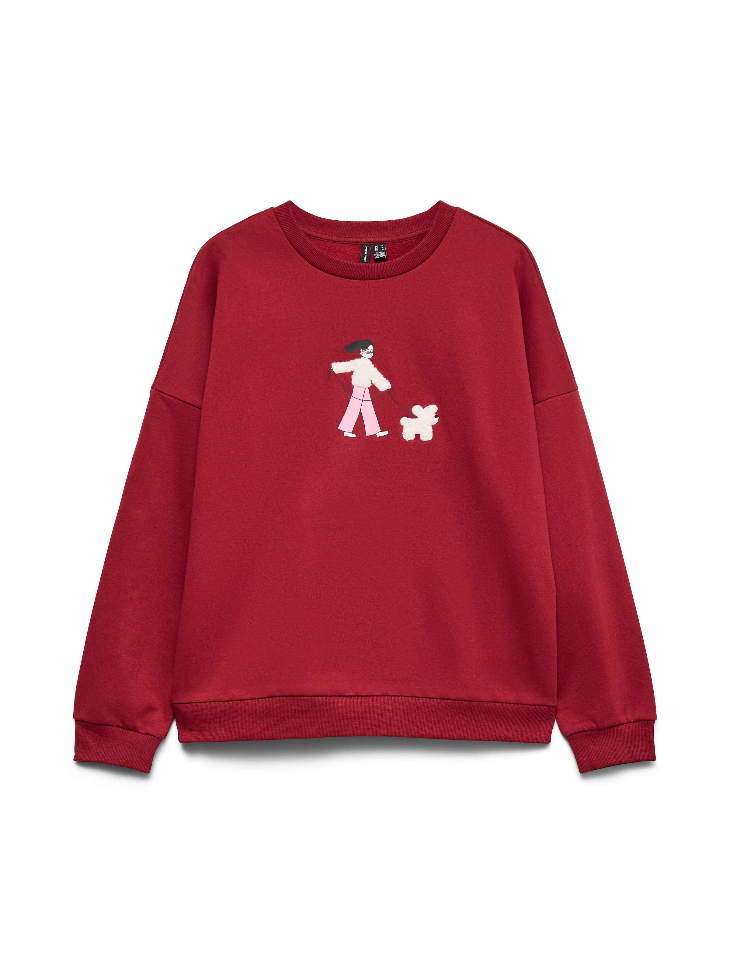 Vero Moda Sweatshirt »VMAMANDA BEA LS SWEAT BOX JRS«, Baumwollmischung, regular fit
