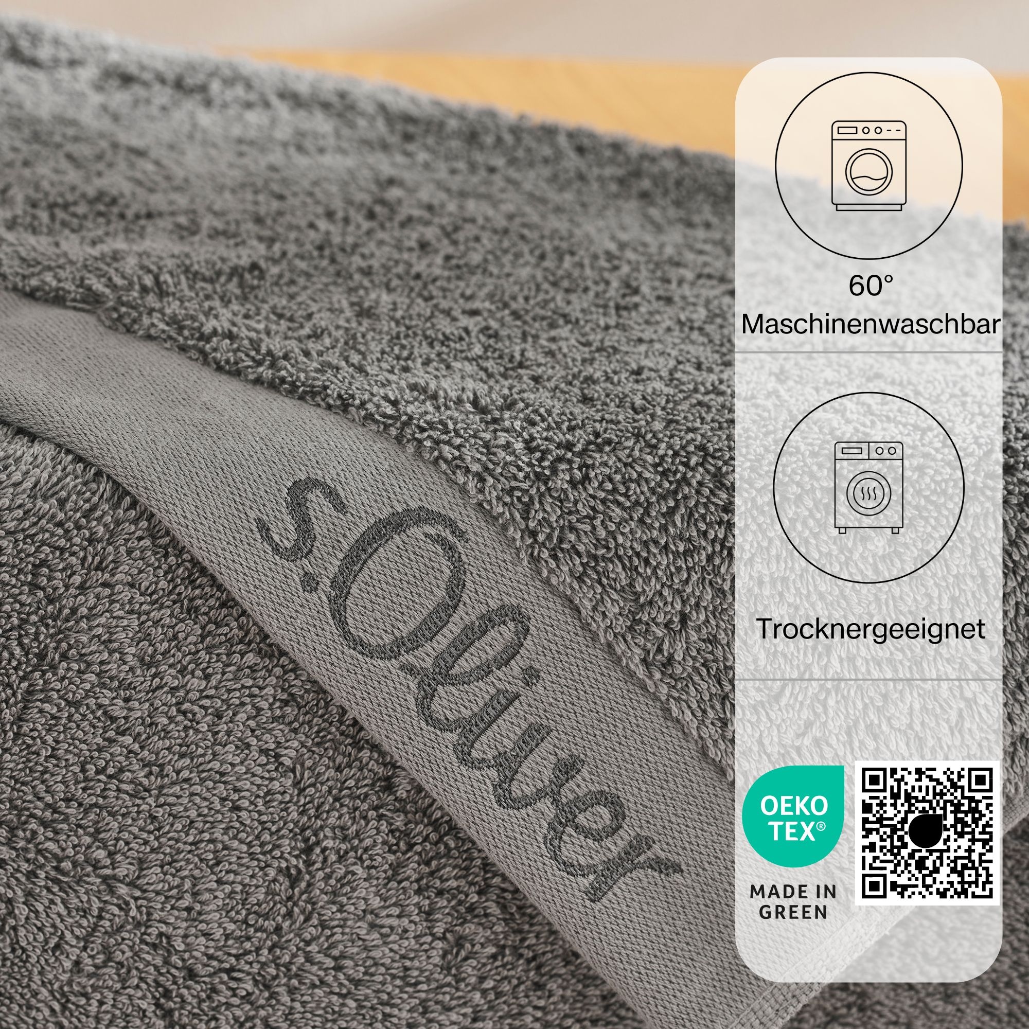 s.Oliver Handtuch Set »s.Oliver, Premium Qualität, 600 gr/m²«, (Set, 8 St., 2 Gästetücher 30x50 cm-4 Handtücher 50x100 cm-2 Duschtücher 70x140 cm), 2 Gästetücher 30x50, 4 Handtücher 50x100, 2 Duschtücher 70x140