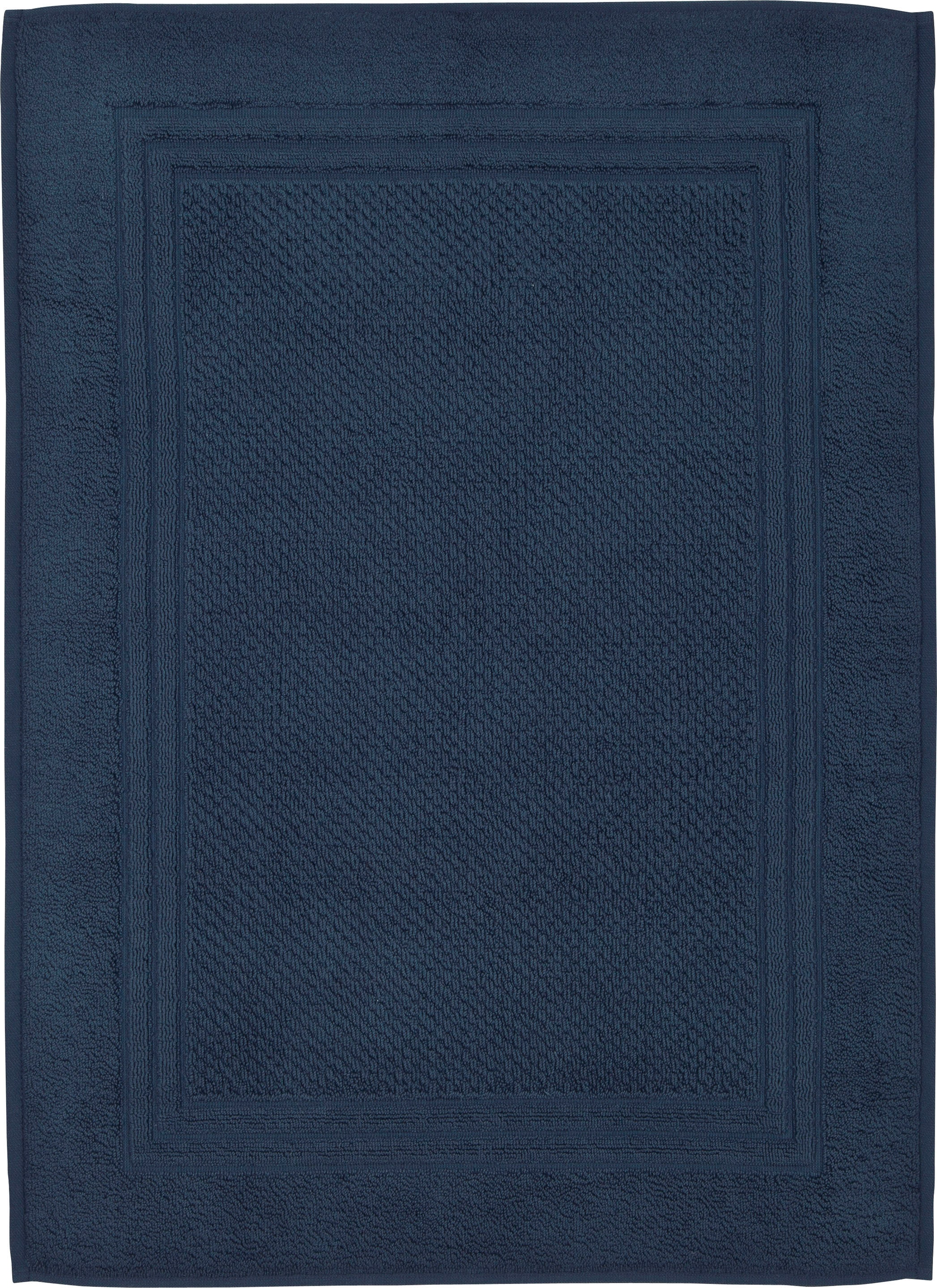 ROSS Duschmatte »Unifond« Höhe 1 mm fußbodenheizungsgeeignet | strapazierfähig Uni mit Bordüre, Badezimmerteppich, waschbar