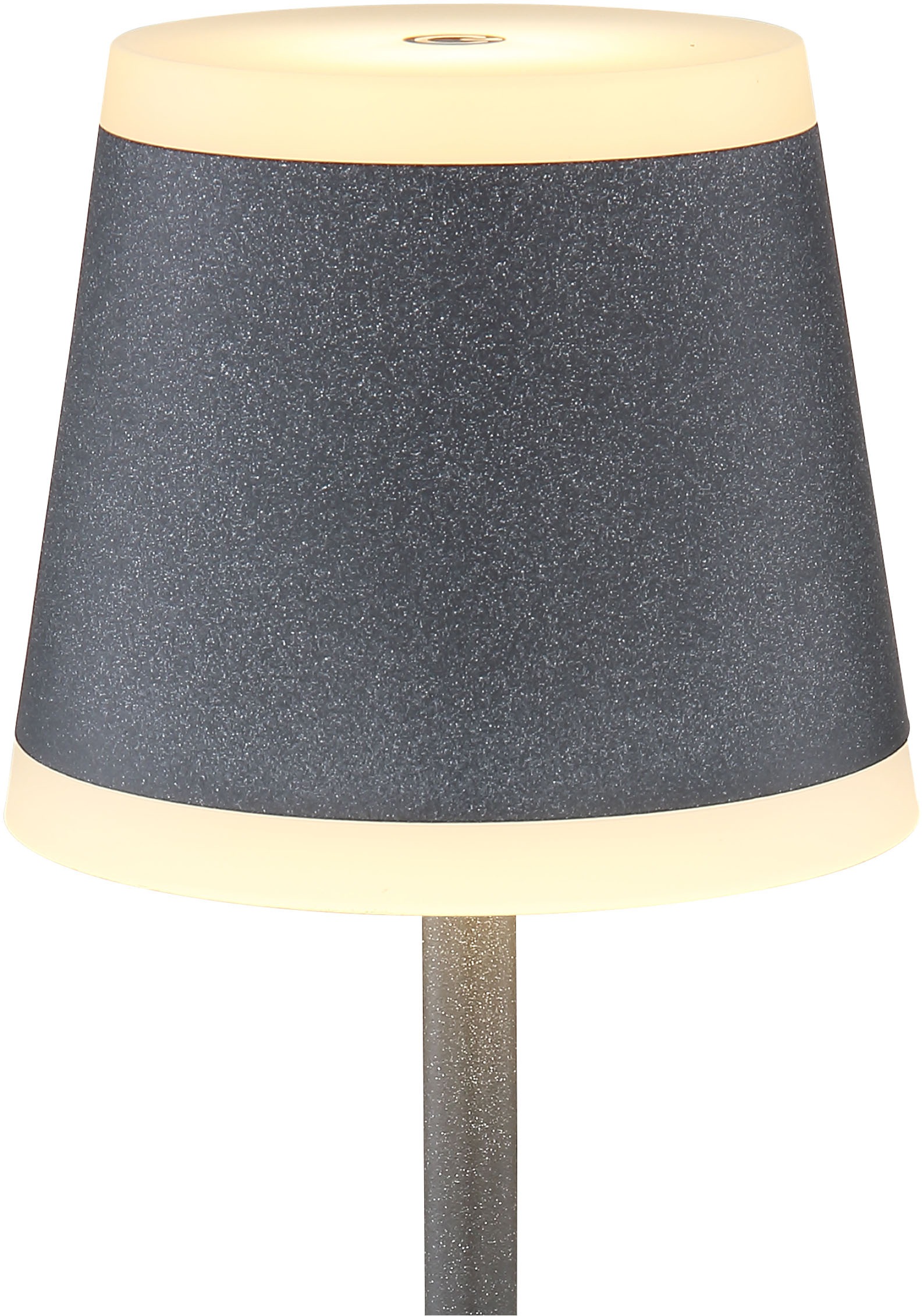 GLOBO LIGHTING LED Tischleuchte »RIDLEY«, Leuchtmittel LED-Modul | LED fest integriert, Tischlampe/Akku/IP54/Touch Ein/Aus/Touchdimmer/grau