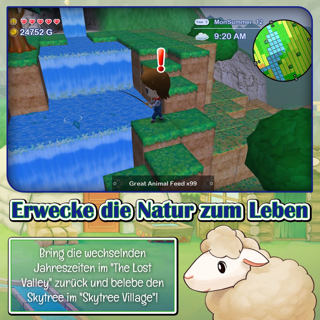 NBG Spielesoftware »Harvest Moon The Lost Valley & Skytree Village - Collector's Edition« Nintendo Switch