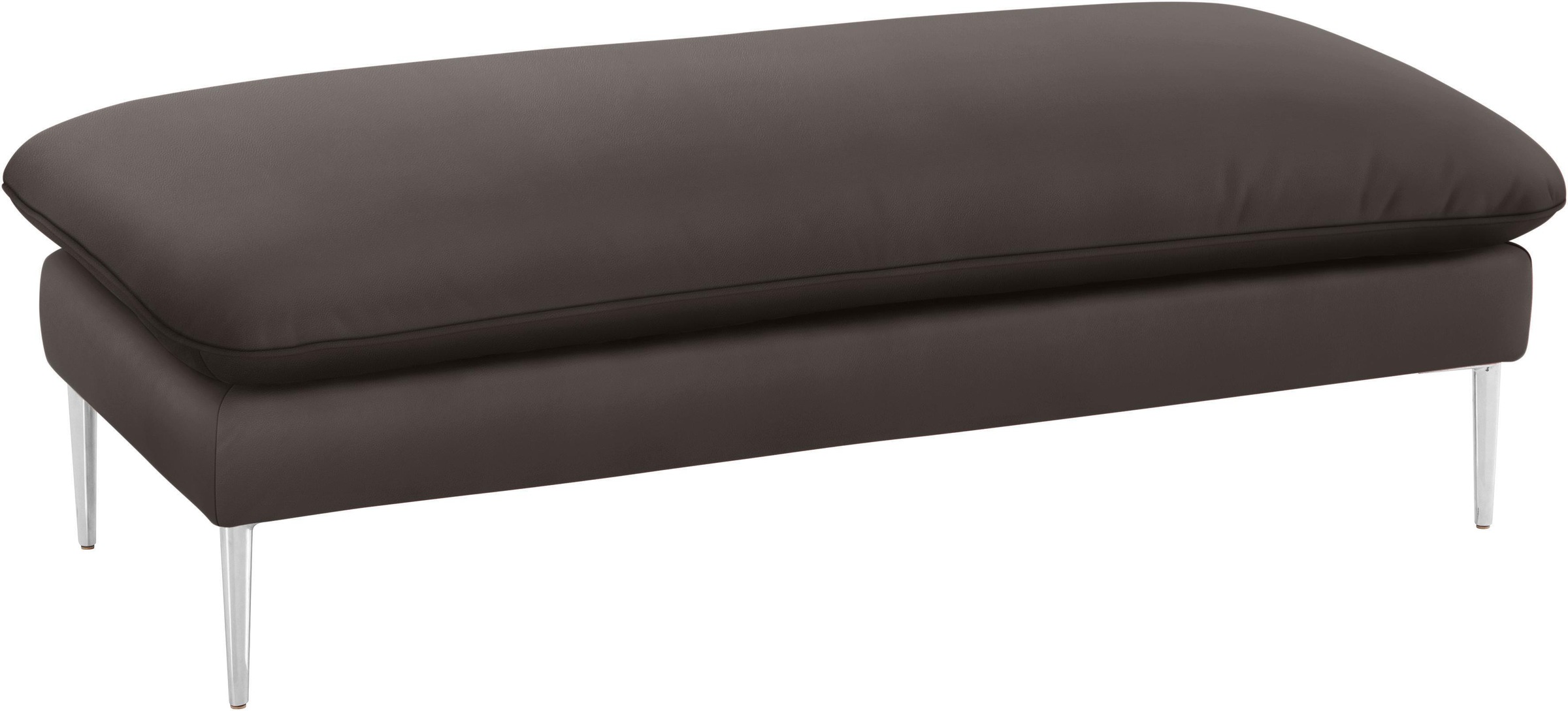 W.SCHILLIG Hocker »enjoy&MORE«, Füße Chrom glänzend, Breite 151 cm