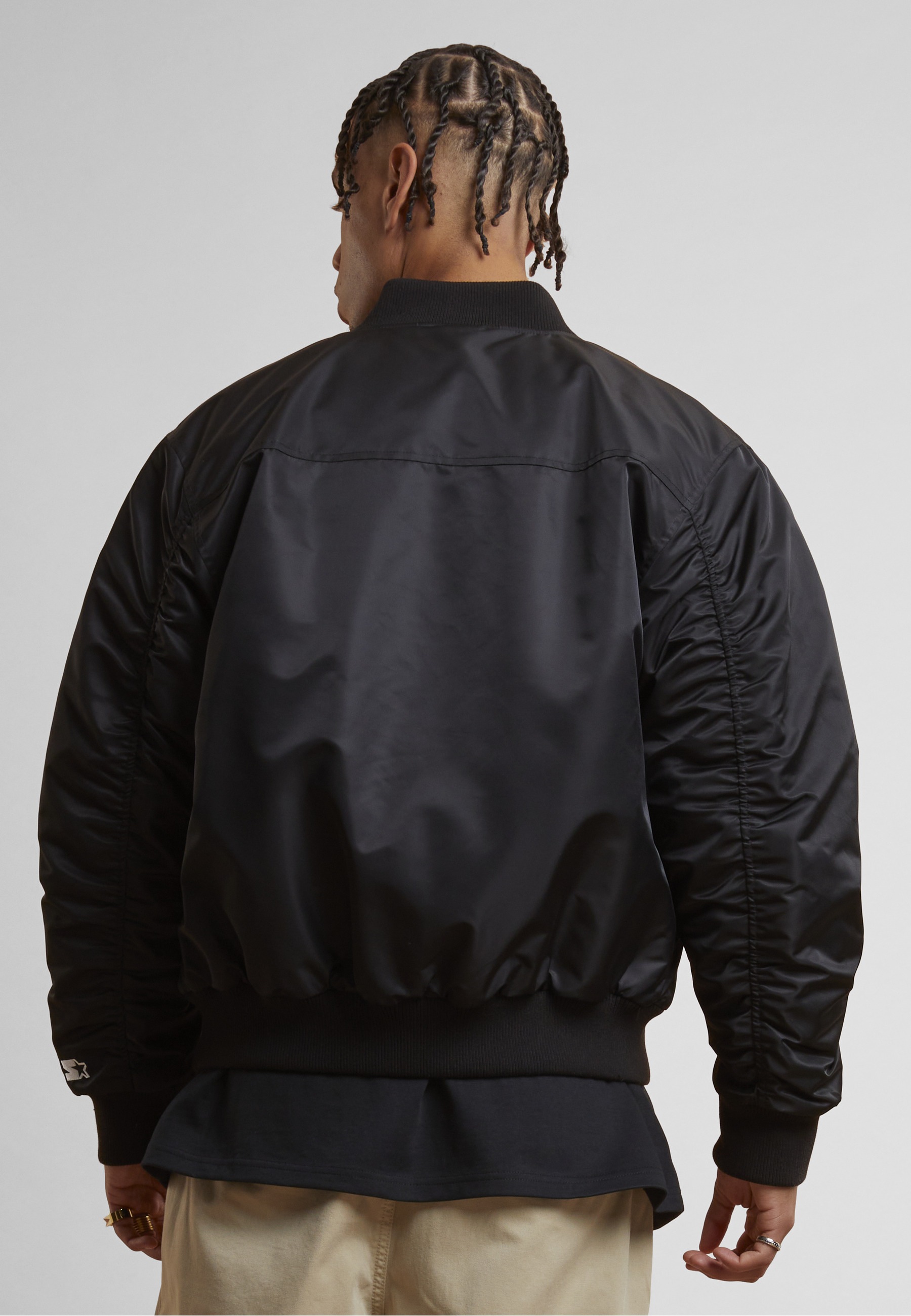 Starter Black Label Bomberjacke »Starter Black Label Starter Patch Bomberjacket« 1 Stk. tlg. ohne Kapuze