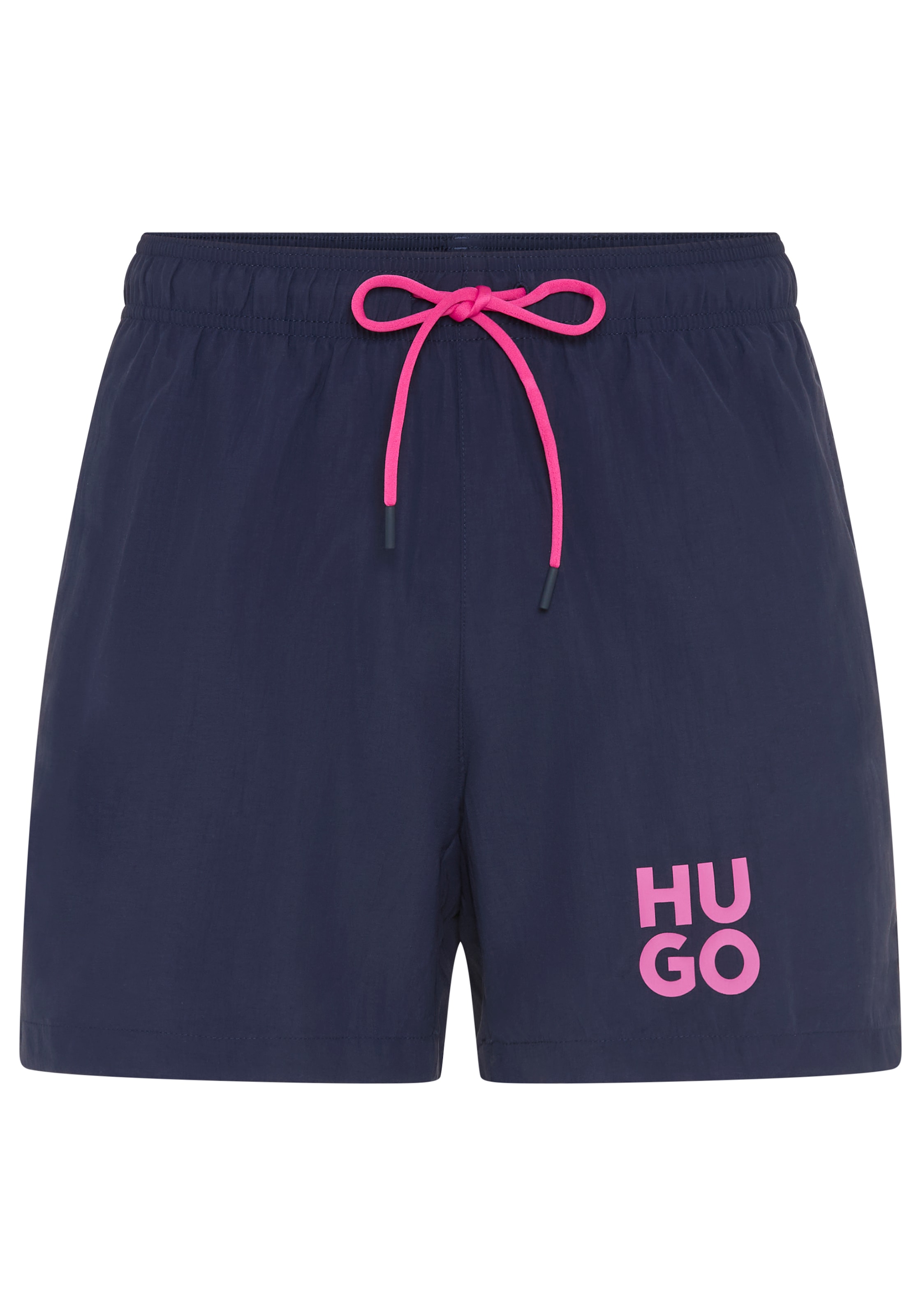 HUGO Underwear Badehose »Paolo« mit Stack-Logo, Tunnelzug