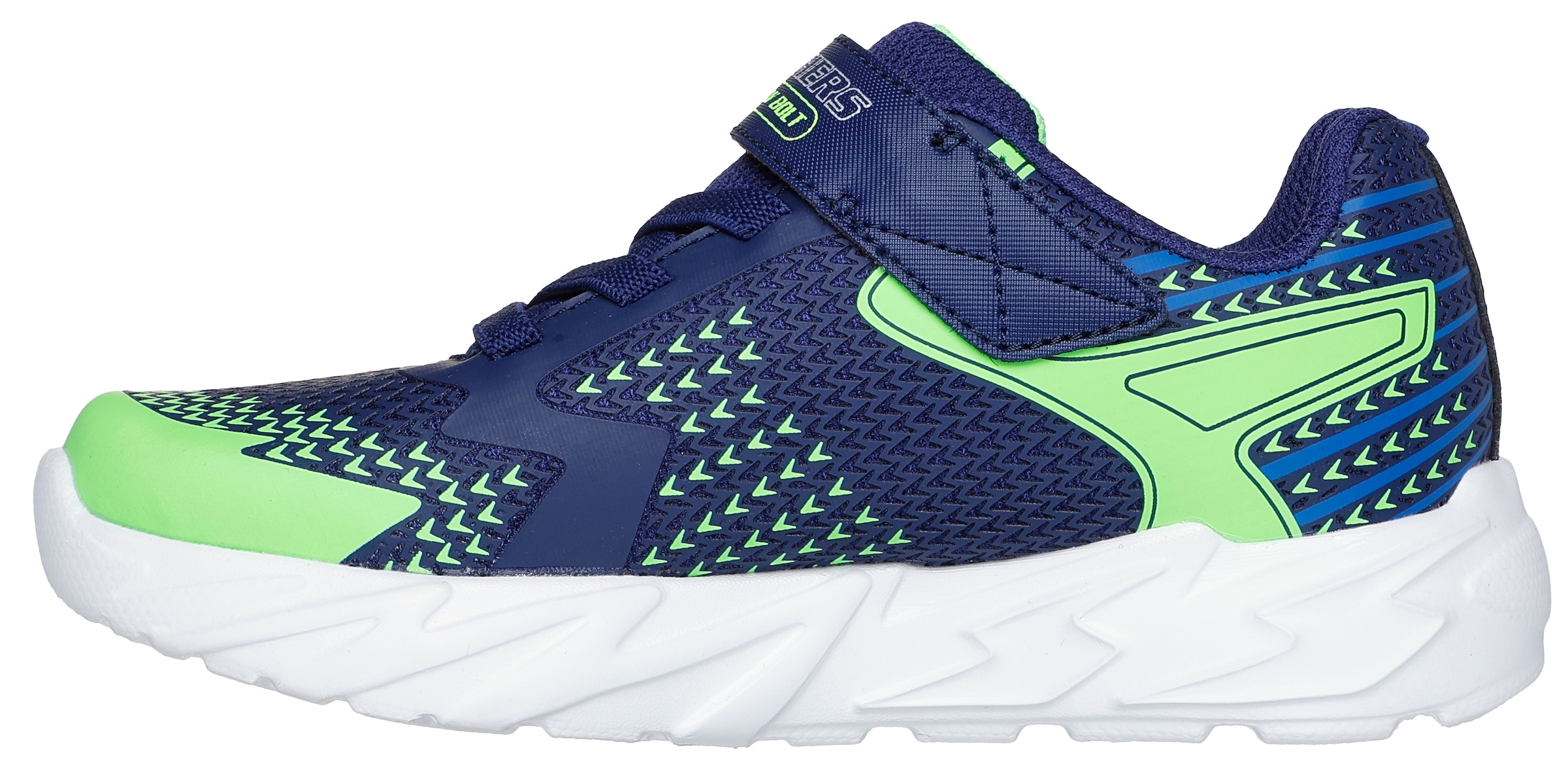 Skechers Slip-On Sneaker »FLEX-GLOW 3.0«  Sneaker, Klettschuh, Kindergartenschuh mit auffälliger Sohle