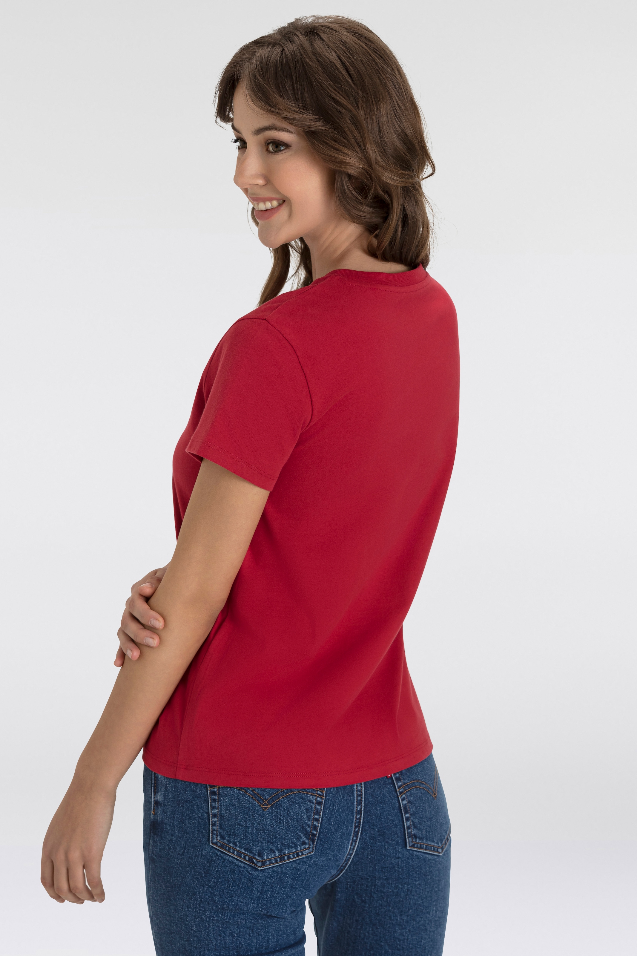 Levi's® T-Shirt »TEE Minilogo«, mit kleiner Logostickerei