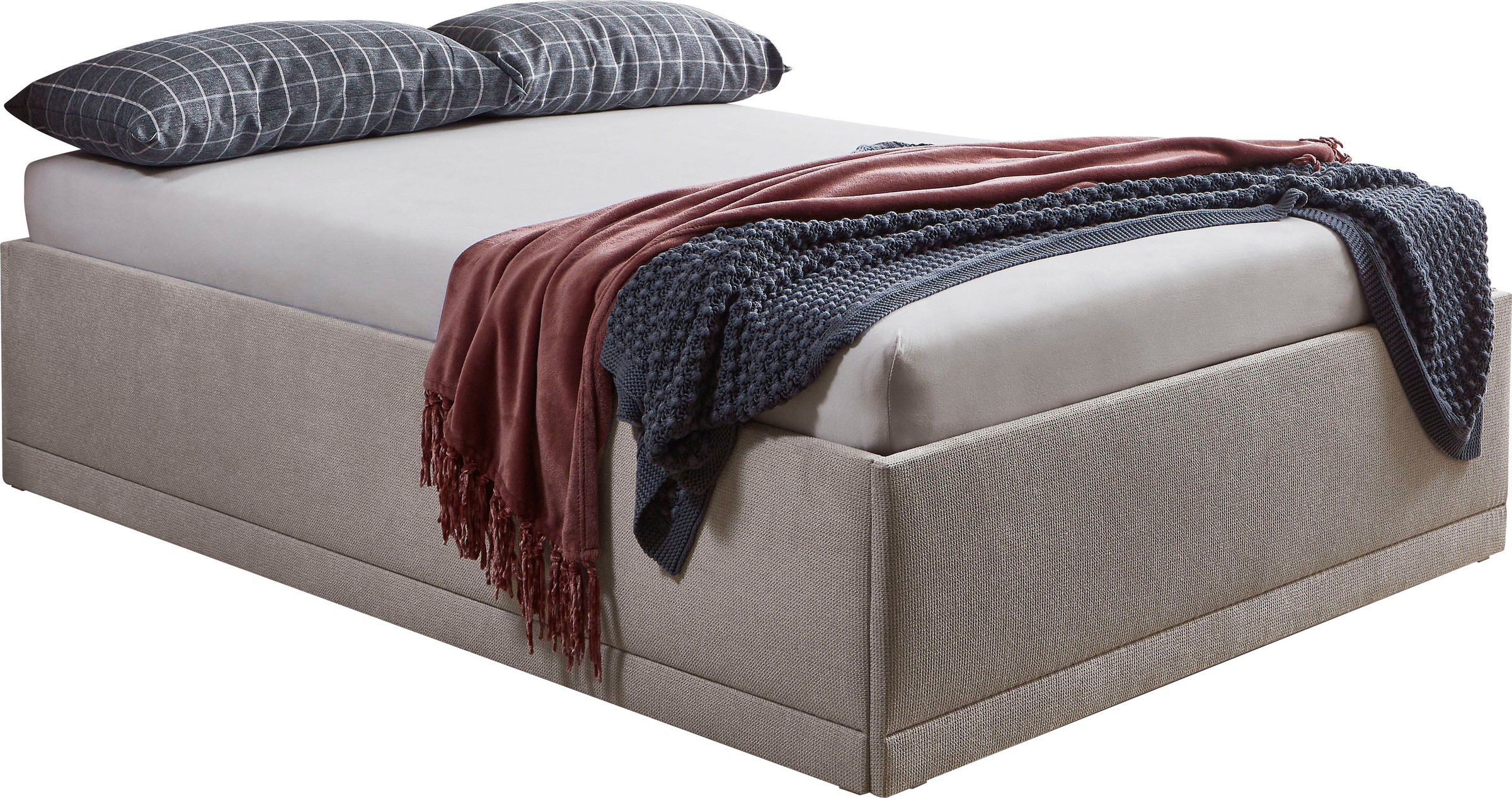 Westfalia Schlafkomfort Polsterbett "Texel" Standardhöhe mit Zierkissen, Be günstig online kaufen