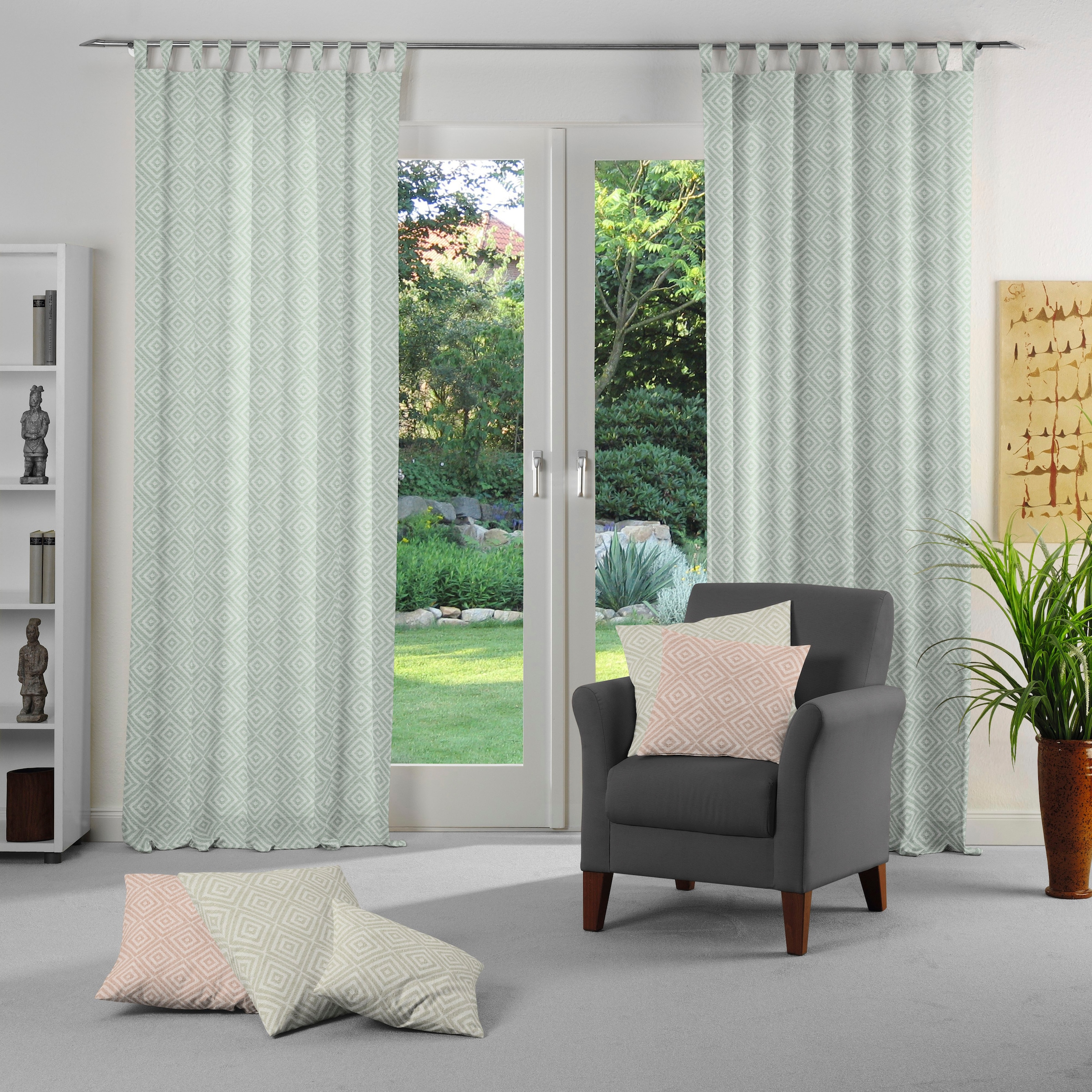 Wirth Vorhang »Telfort« Schlaufen 1 Stk. tlg. günstig online kaufen