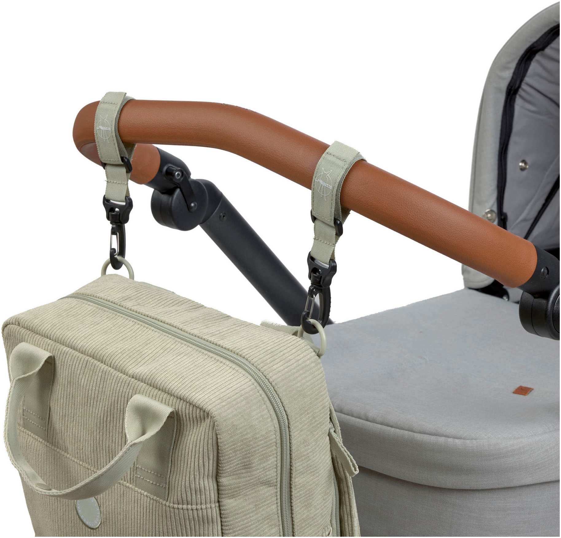 LÄSSIG Wickelrucksack »Green Label, Vividal Backpack Cord, light khaki«