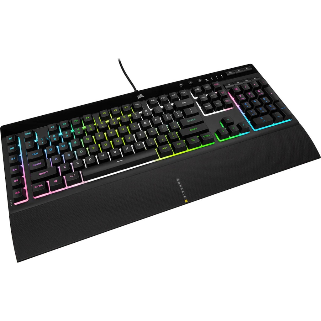 Corsair Gaming-Tastatur »K55 RGB PRO XT«, (Makrotasten-Ziffernblock-USB-Anschluss)