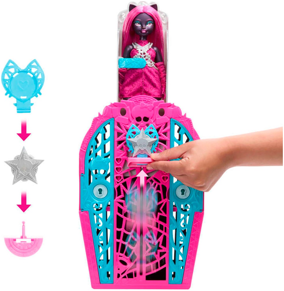 MonsterHigh™ Anziehpuppe »Verborgene Schätze, Catty«
