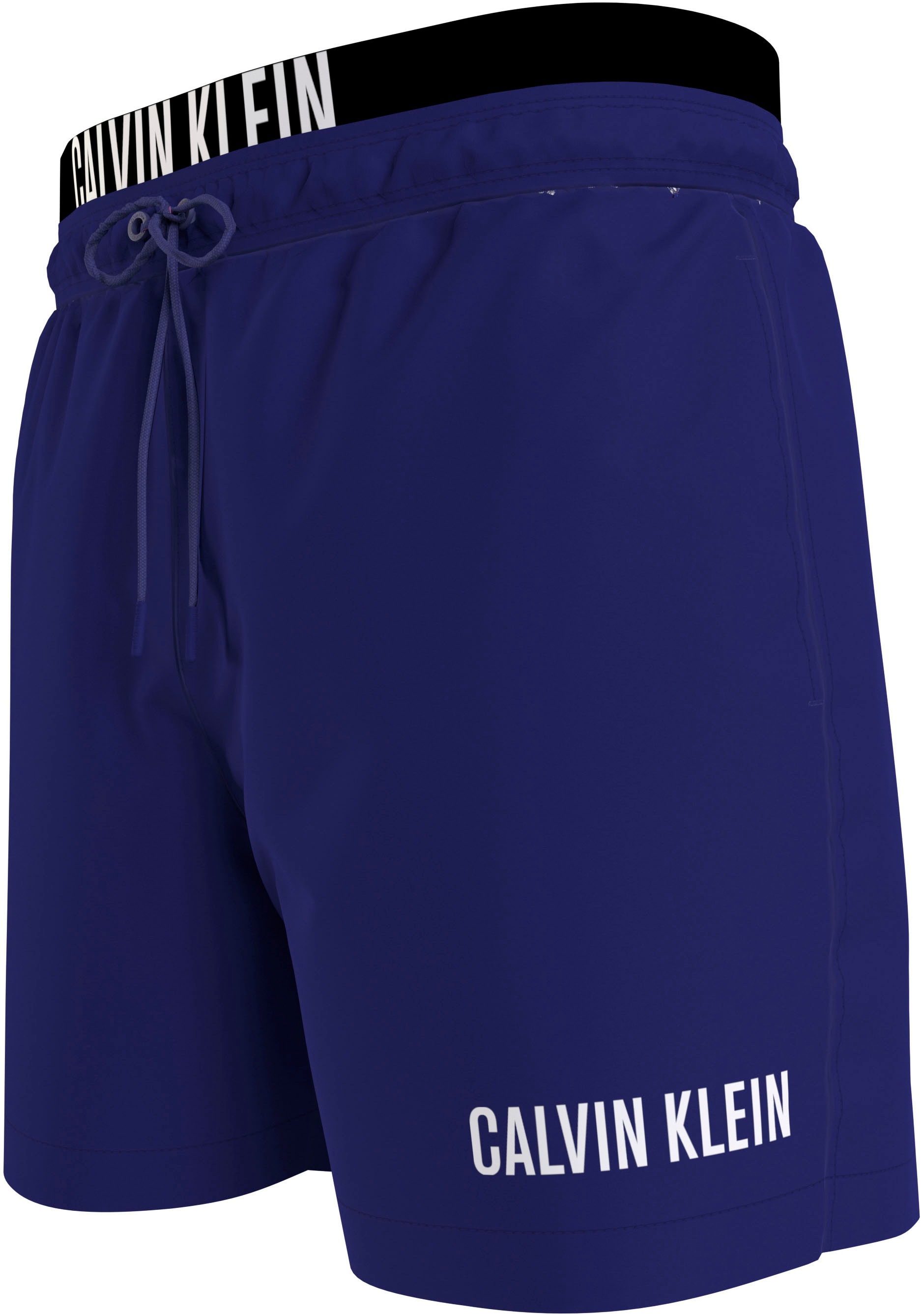 3. Bild von Calvin Klein Swimwear Badeshorts »MEDIUM DOUBLE WB«, mit doppeltem Bund