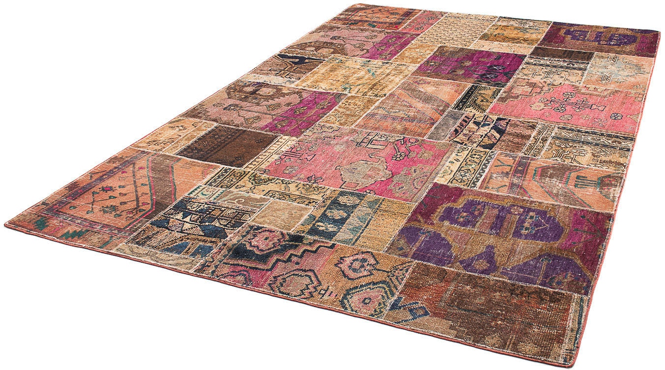 morgenland Wollteppich »Patchwork Patchwork 234 x 164 cm«, rechteckig, 8 mm günstig online kaufen