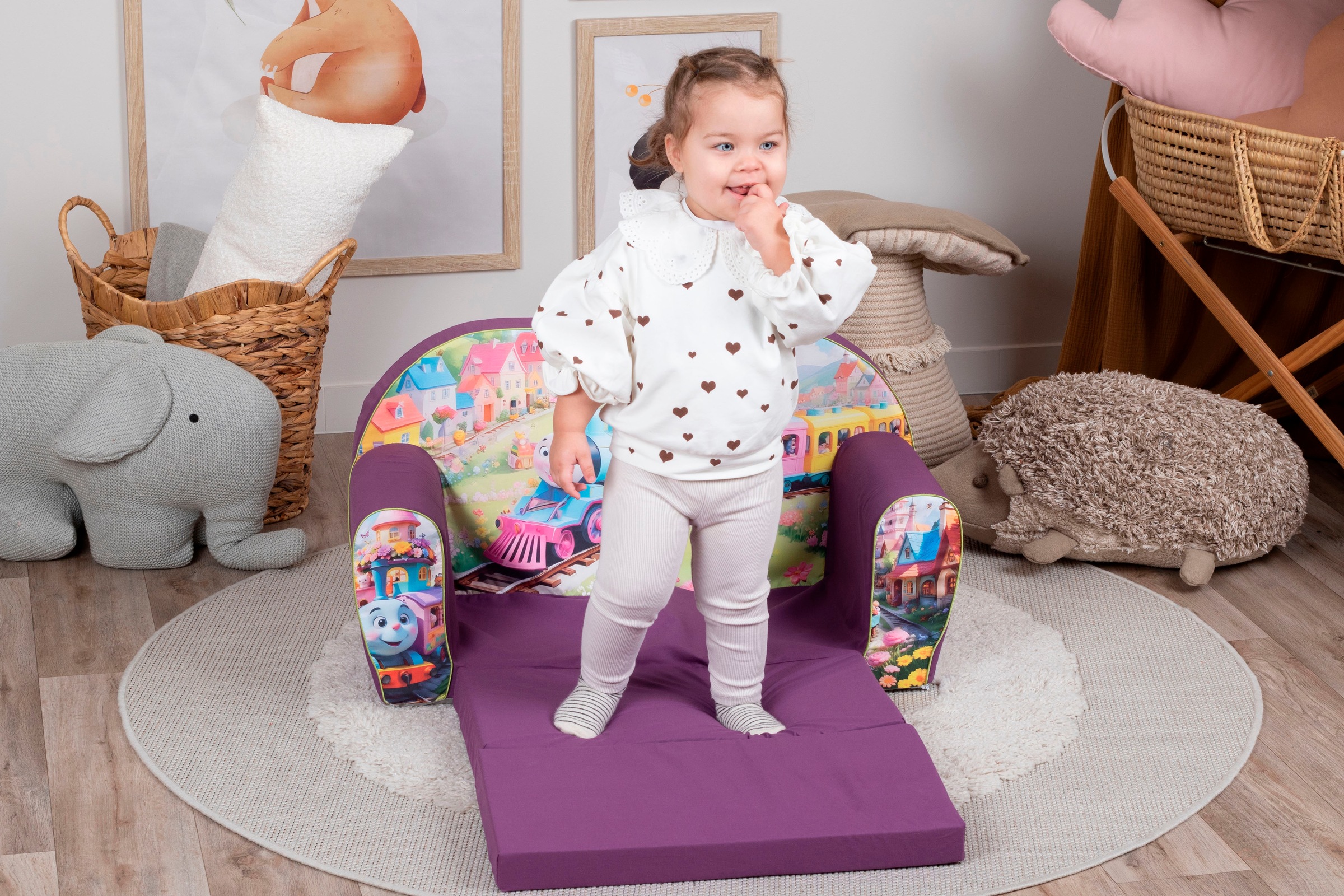 Knorrtoys® Sofa »Happy train«, für Kinder; Made in Europe