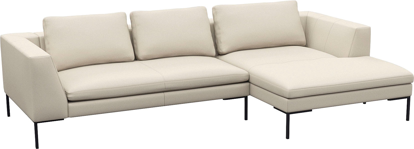 FLEXLUX Ecksofa »Loano, toller Sitzkomfort, L-Form«, modernes Sofa, frei im günstig online kaufen