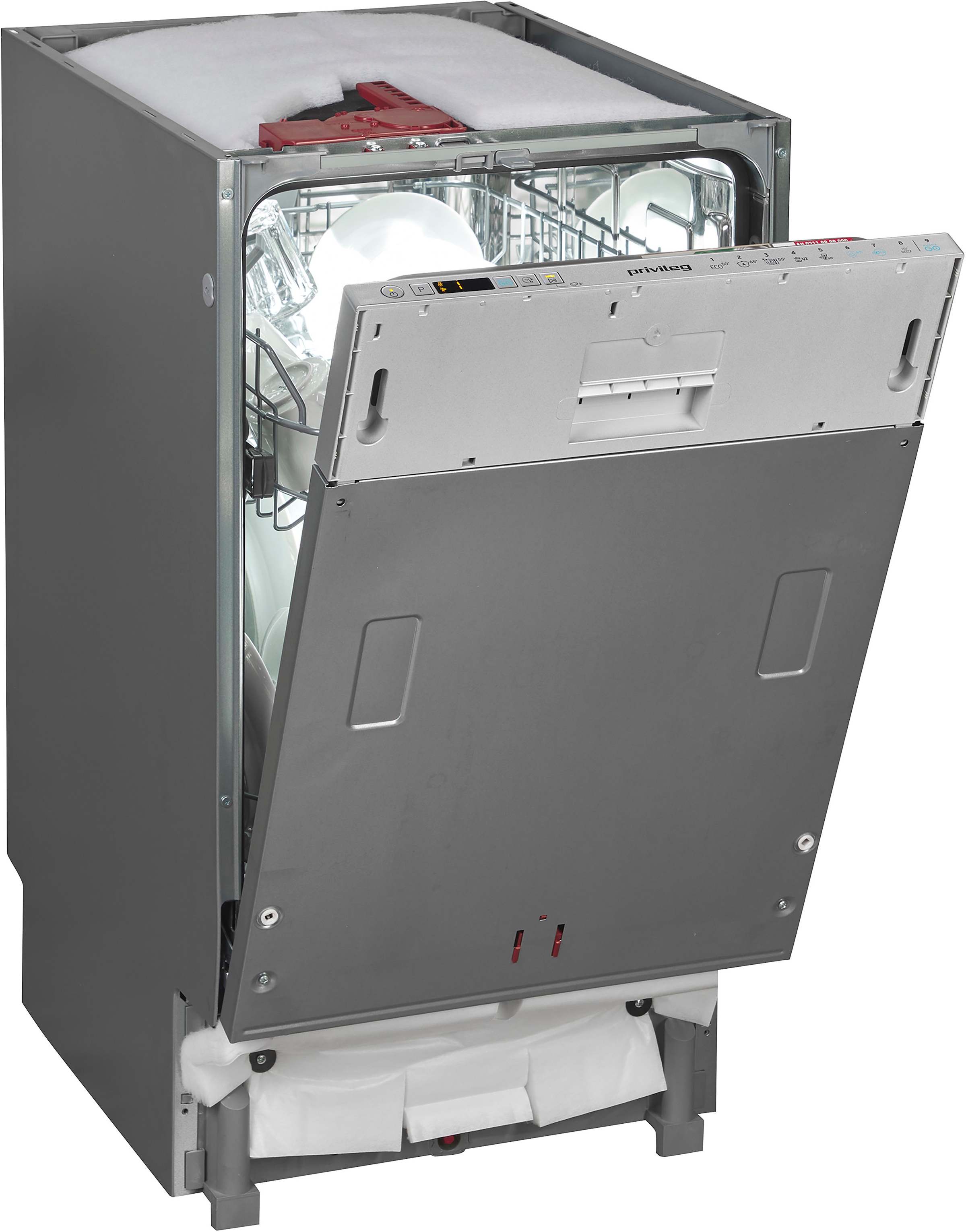 Privileg vollintegrierbarer Geschirrspüler »PV2IC10BS7LA0«, 10 Maßgedecke, Auto Door - automatisches Türöffnungssystem (abschaltbar)