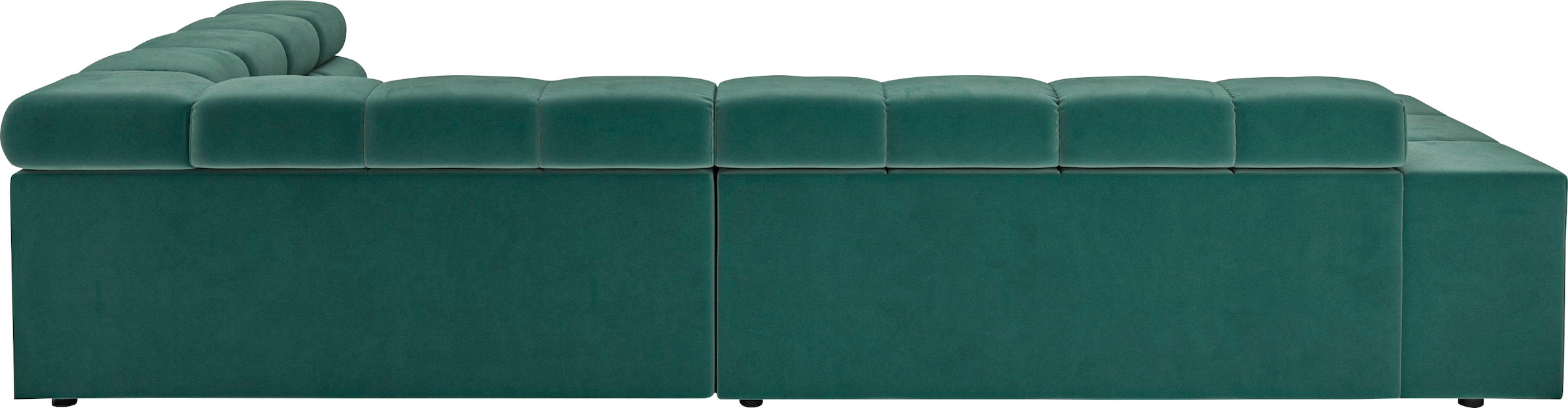 INOSIGN Ecksofa »Ancona incl. Kopfteilverstellung, OTTOs Choice, Breite 319cm, L-Form«, wahlweise motorische Sitztiefenverstellung, auch in Cord + Easy Care