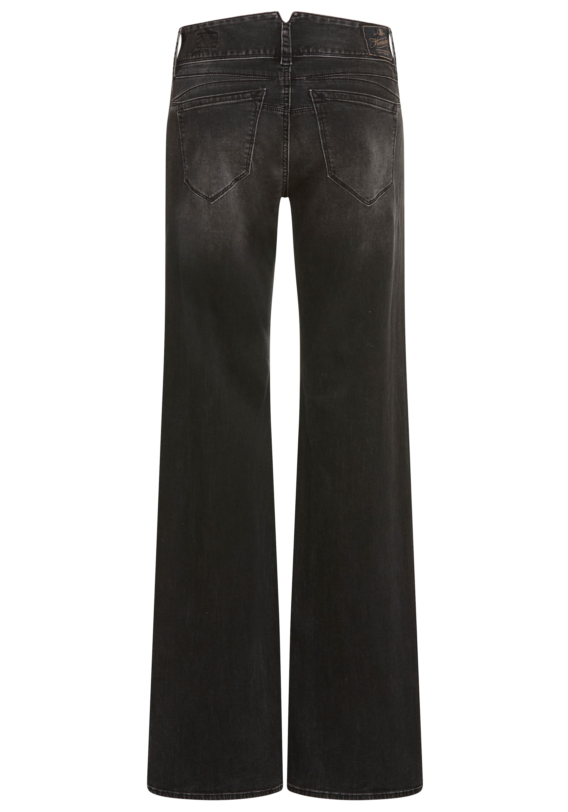 Herrlicher Straight-Jeans »Prime New Denim Black Light«, mit hohem Bund