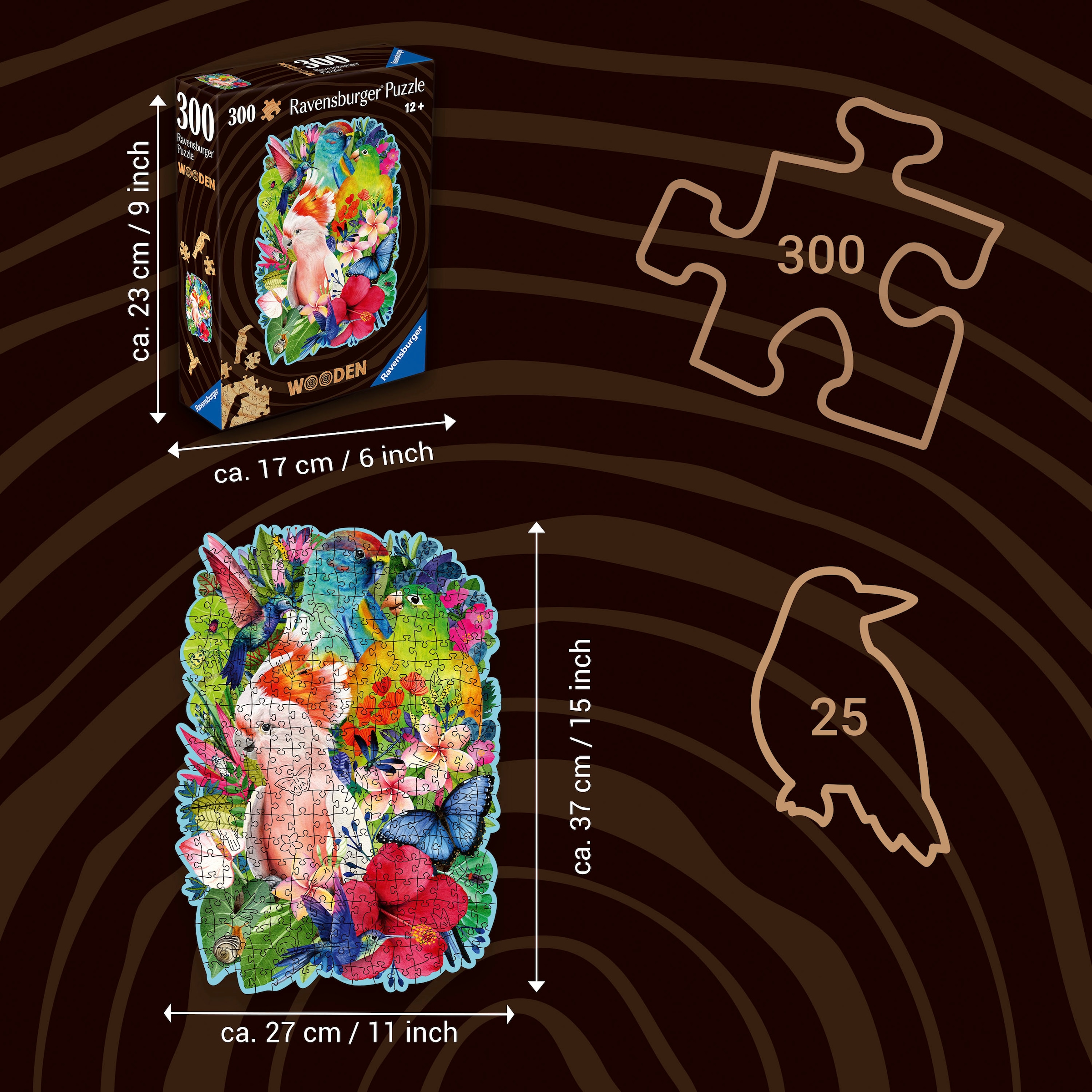 Ravensburger Puzzle »Exotische Vögel«, Made in Europe