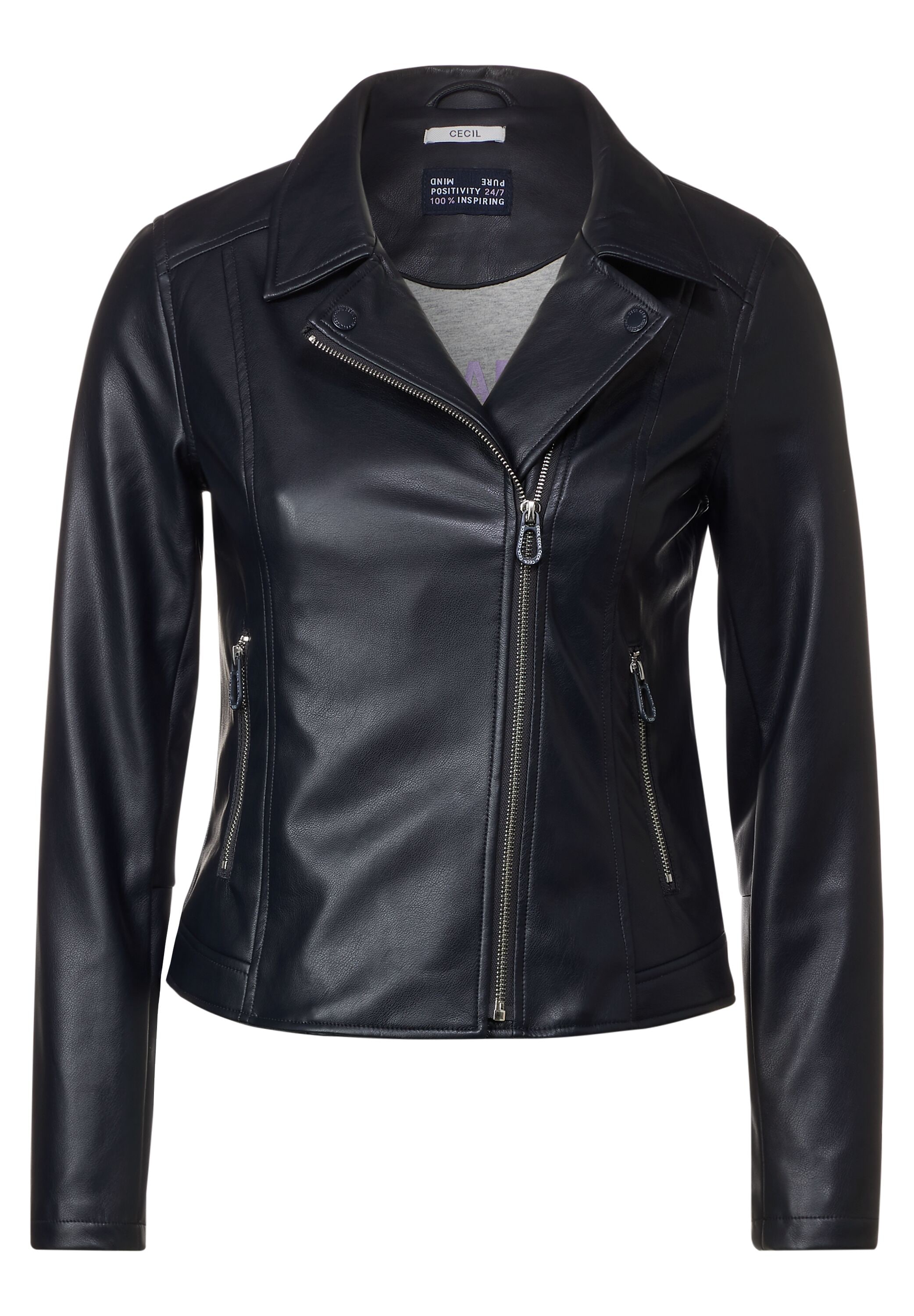 Cecil Bikerjacke, in Lederoptik